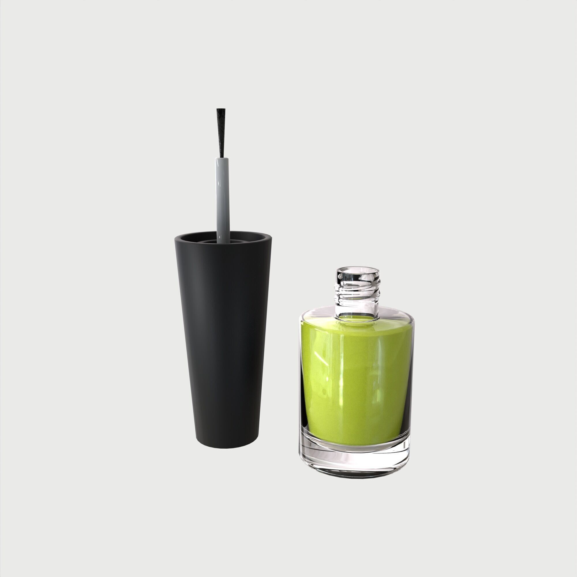 nail polish set 3D model_11