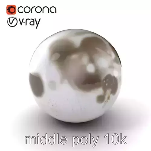 LunarCrest Desert Moon Environment model pack