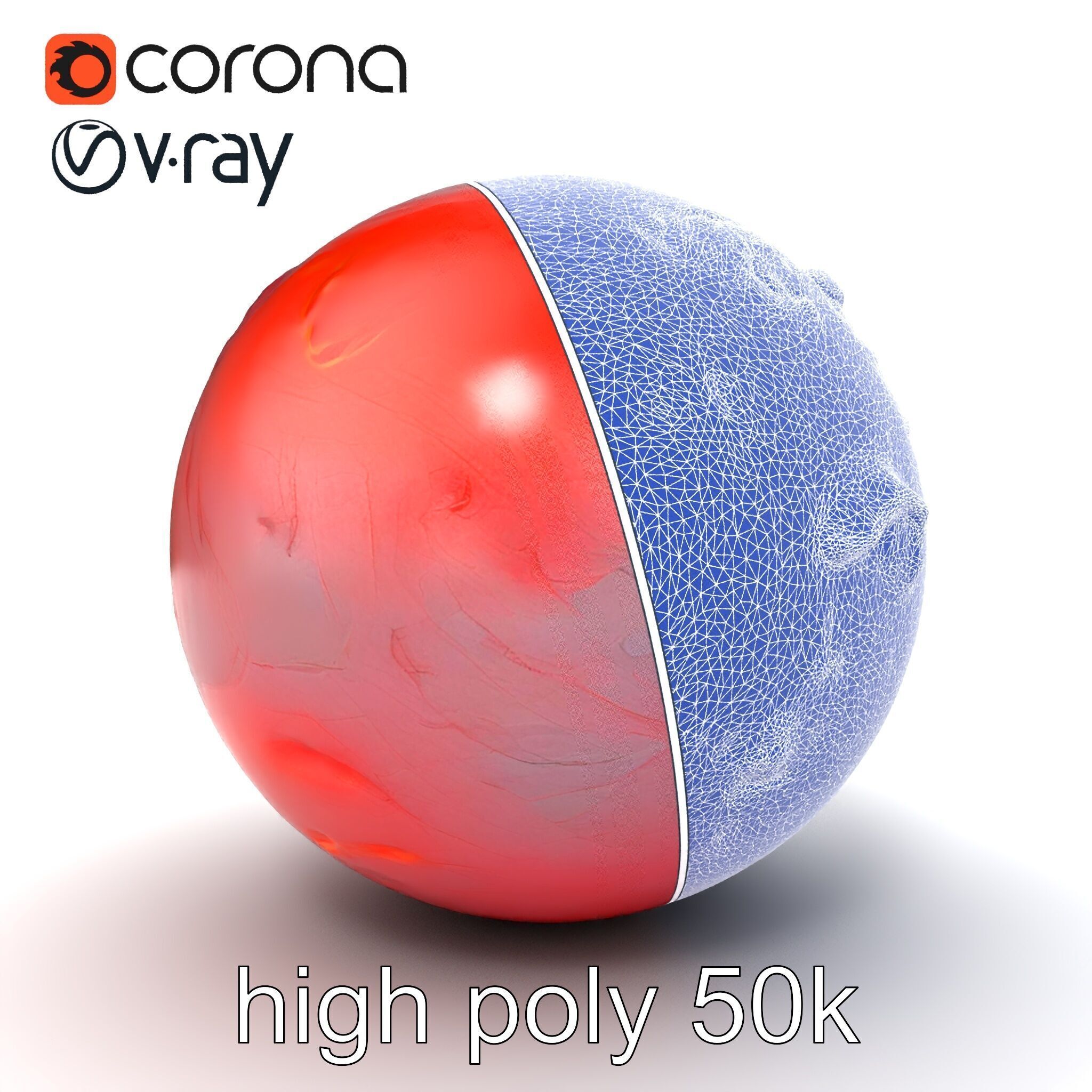 CrimsonCore Molten Planet Model Pack Low-poly 3D model_23