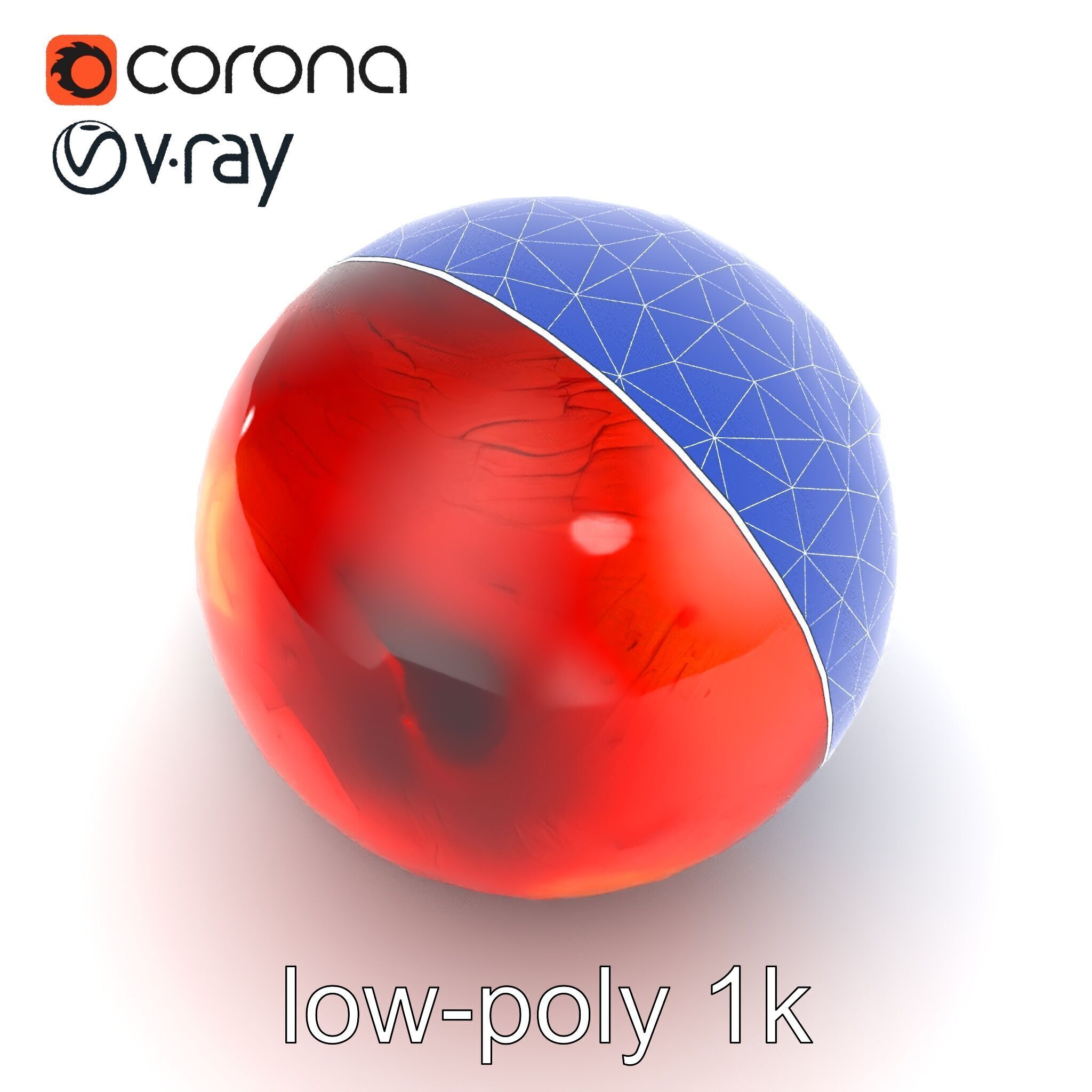 CrimsonCore Molten Planet Model Pack Low-poly 3D model_22
