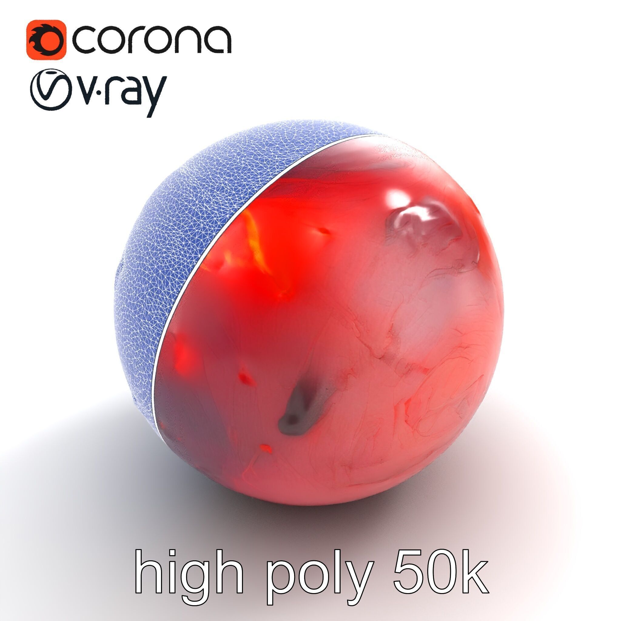 CrimsonCore Molten Planet Model Pack Low-poly 3D model_30