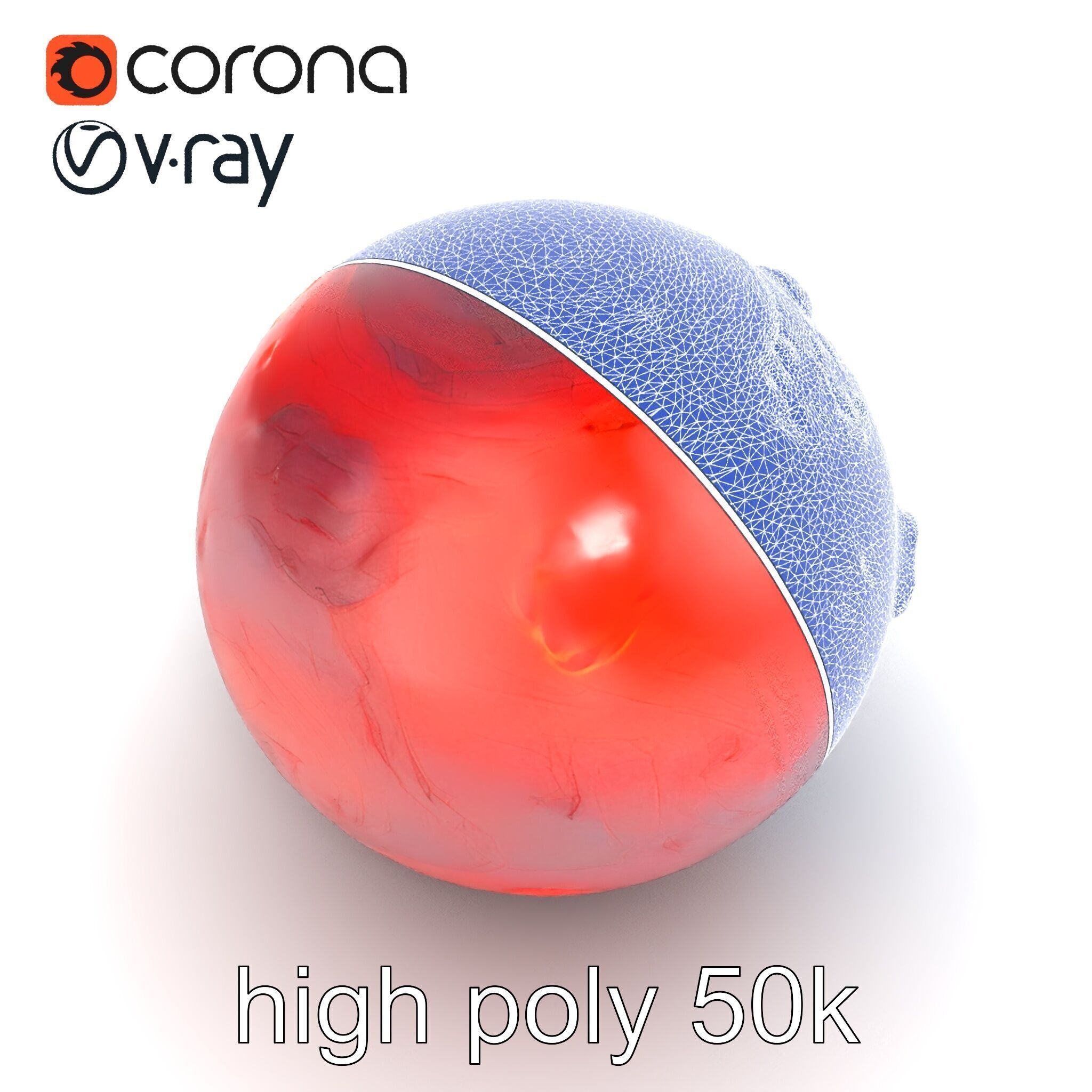 CrimsonCore Molten Planet Model Pack Low-poly 3D model_24