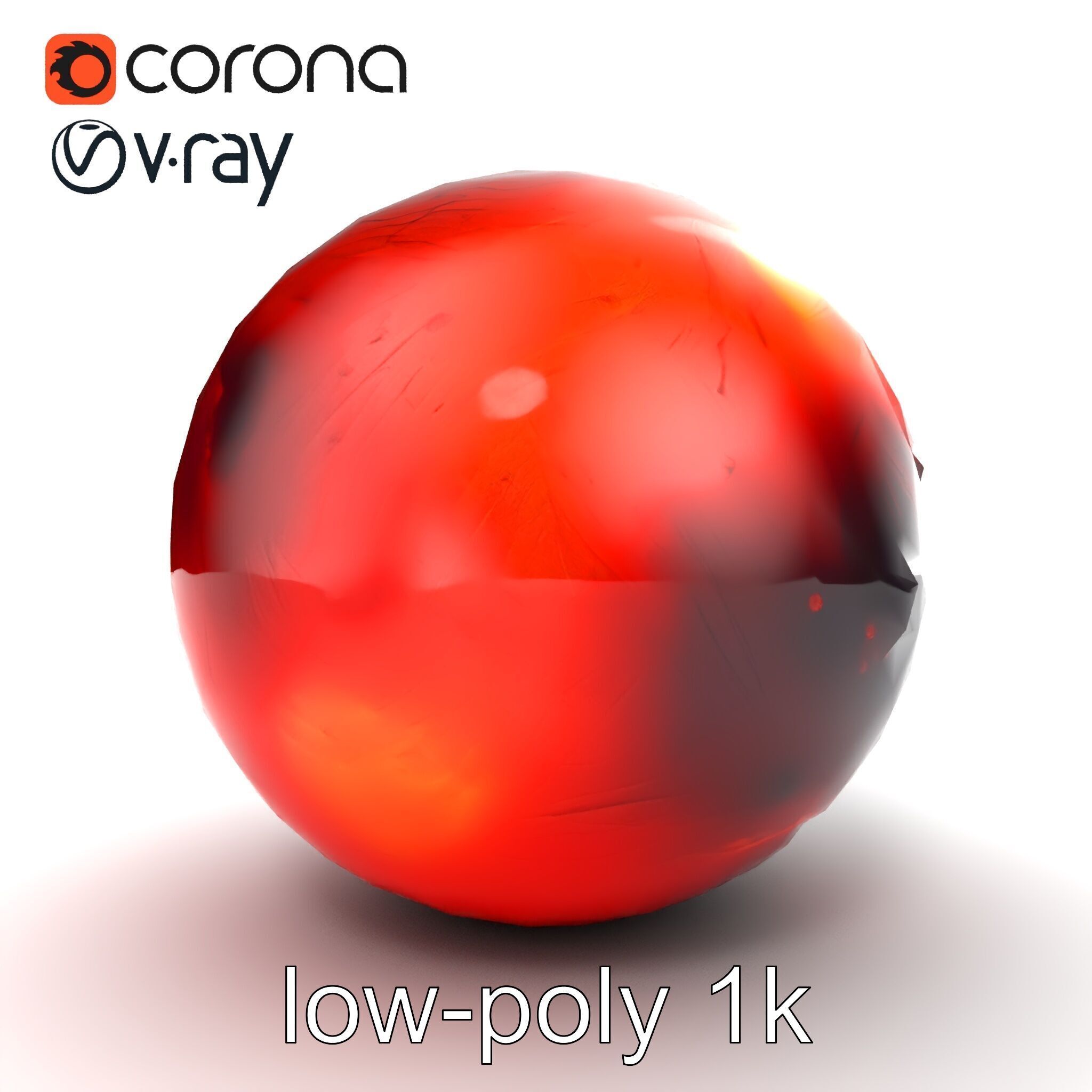 CrimsonCore Molten Planet Model Pack Low-poly 3D model_17