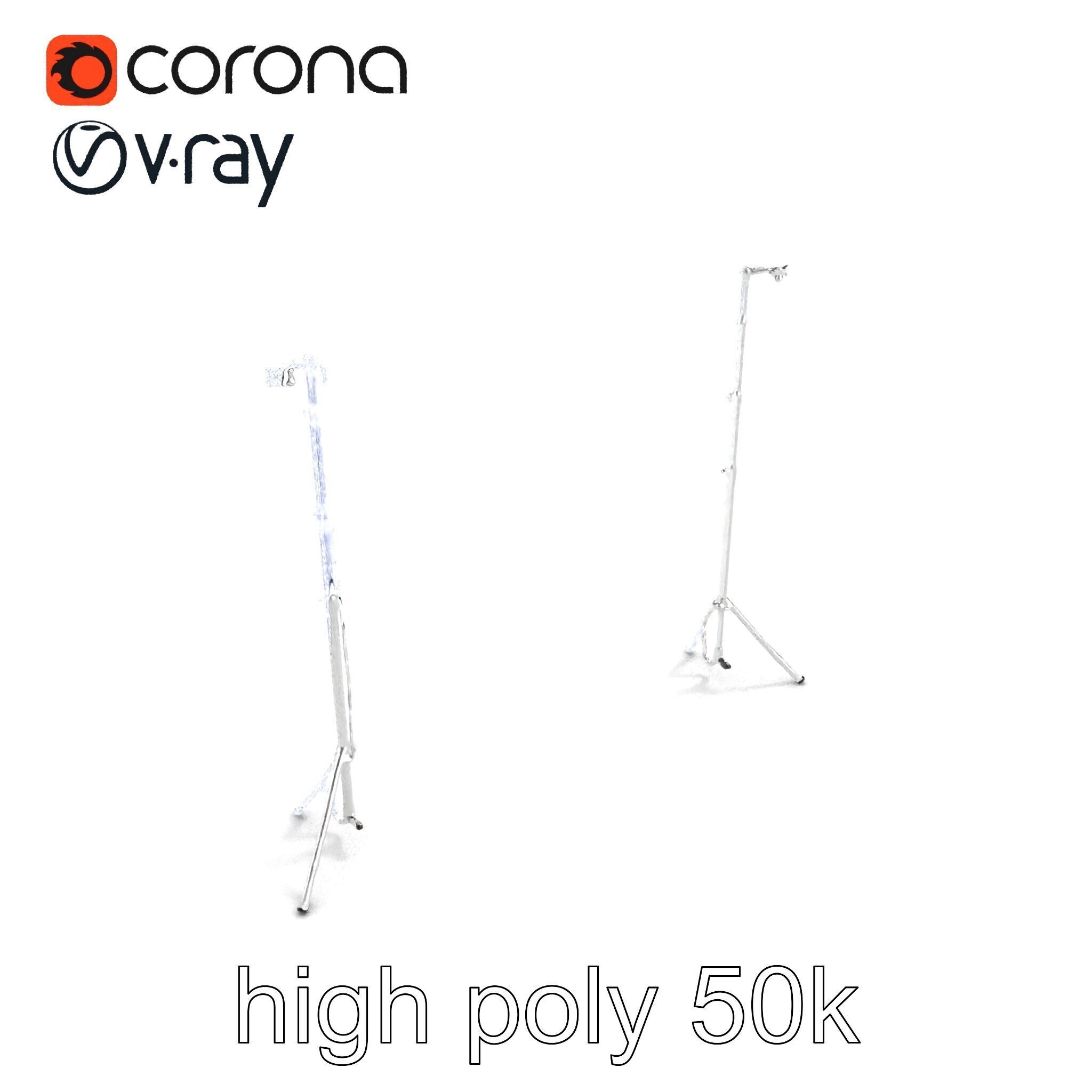 Modular Backdrop Frame System model pack Low-poly 3D model_27