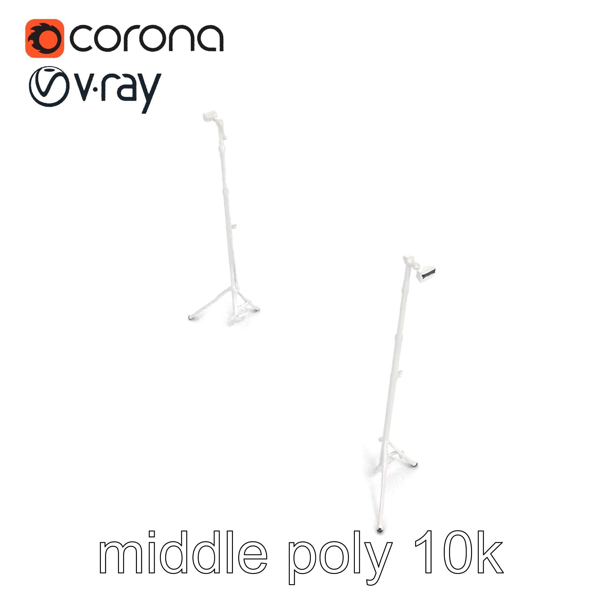 Modular Backdrop Frame System model pack Low-poly 3D model_25