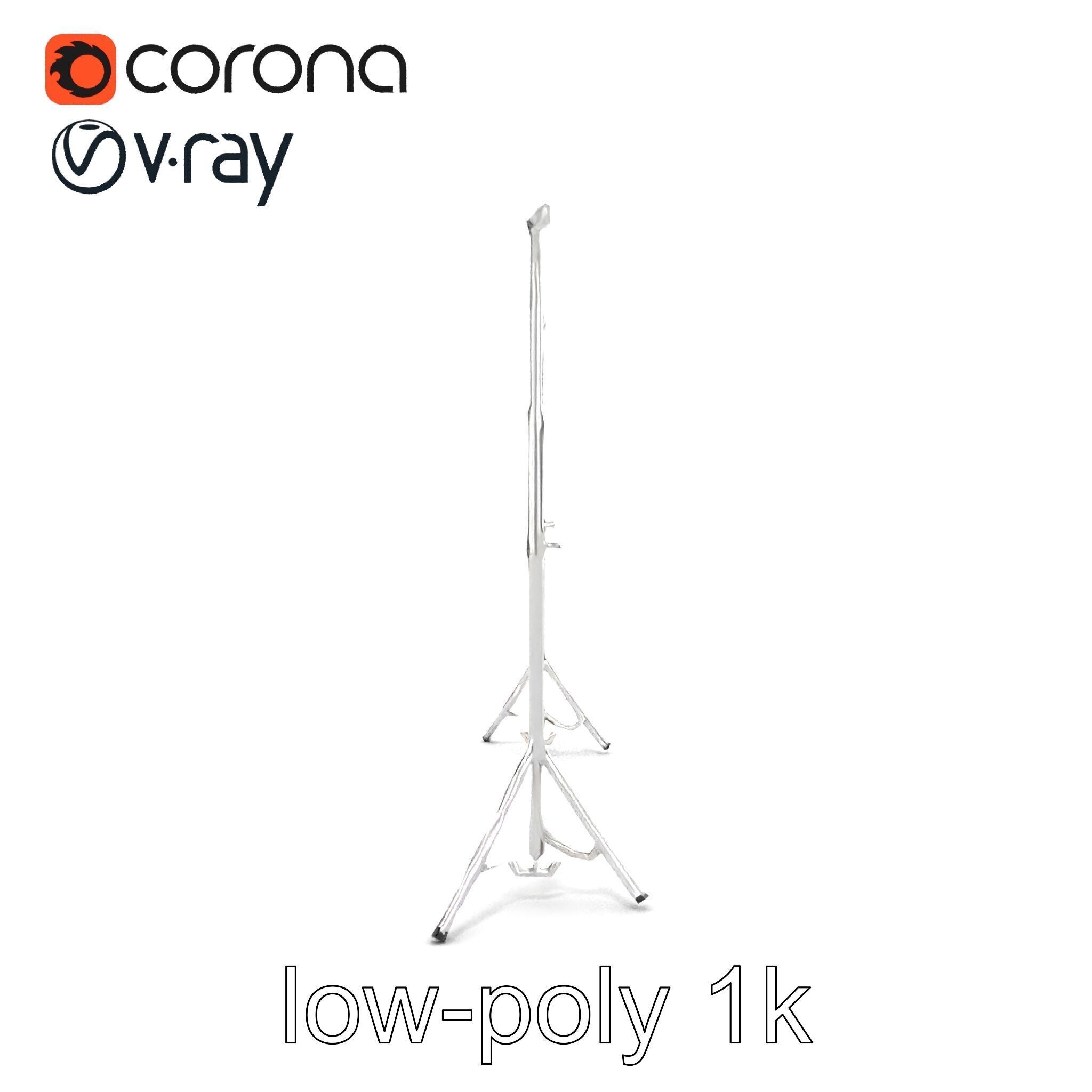 Modular Backdrop Frame System model pack Low-poly 3D model_29