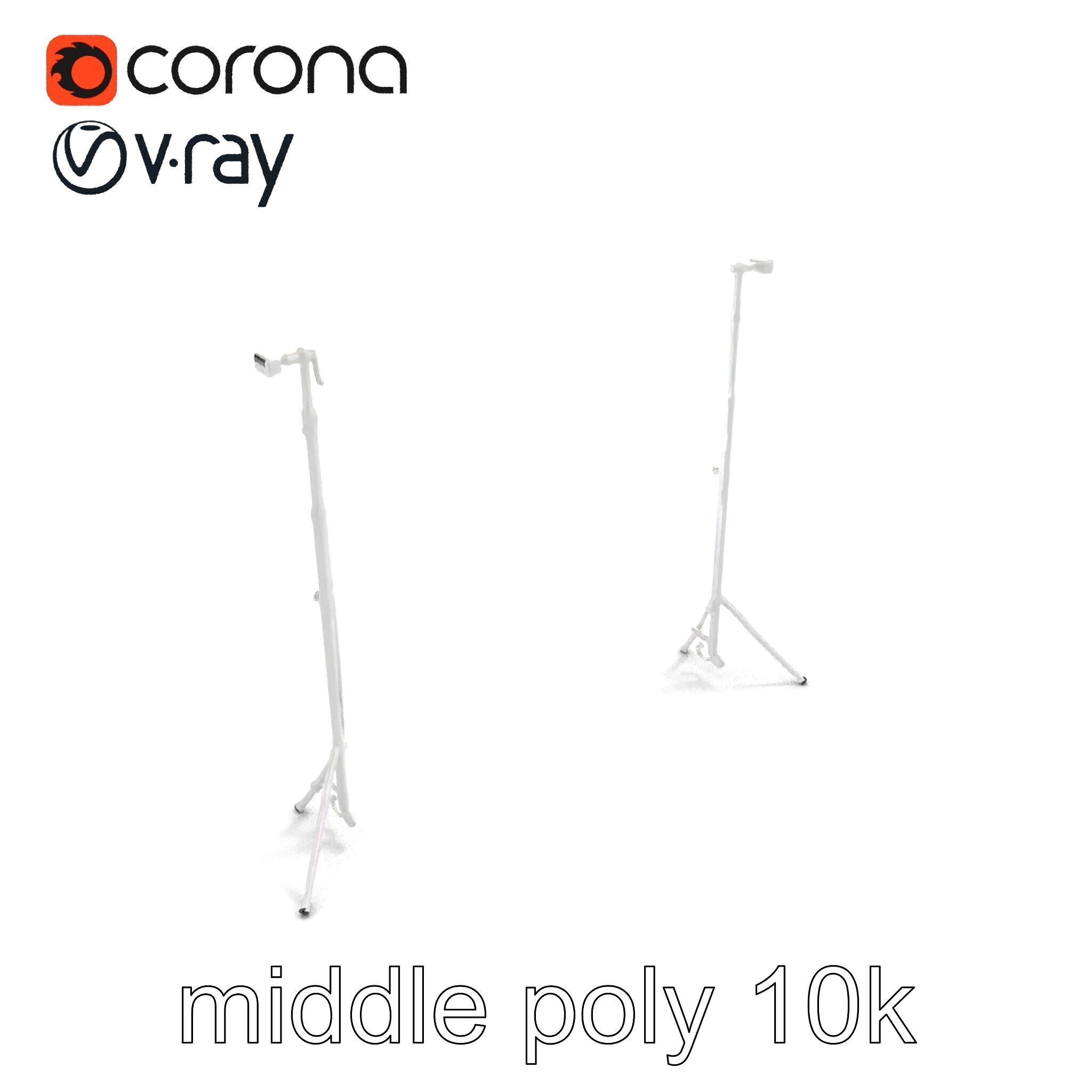 Modular Backdrop Frame System model pack Low-poly 3D model_7