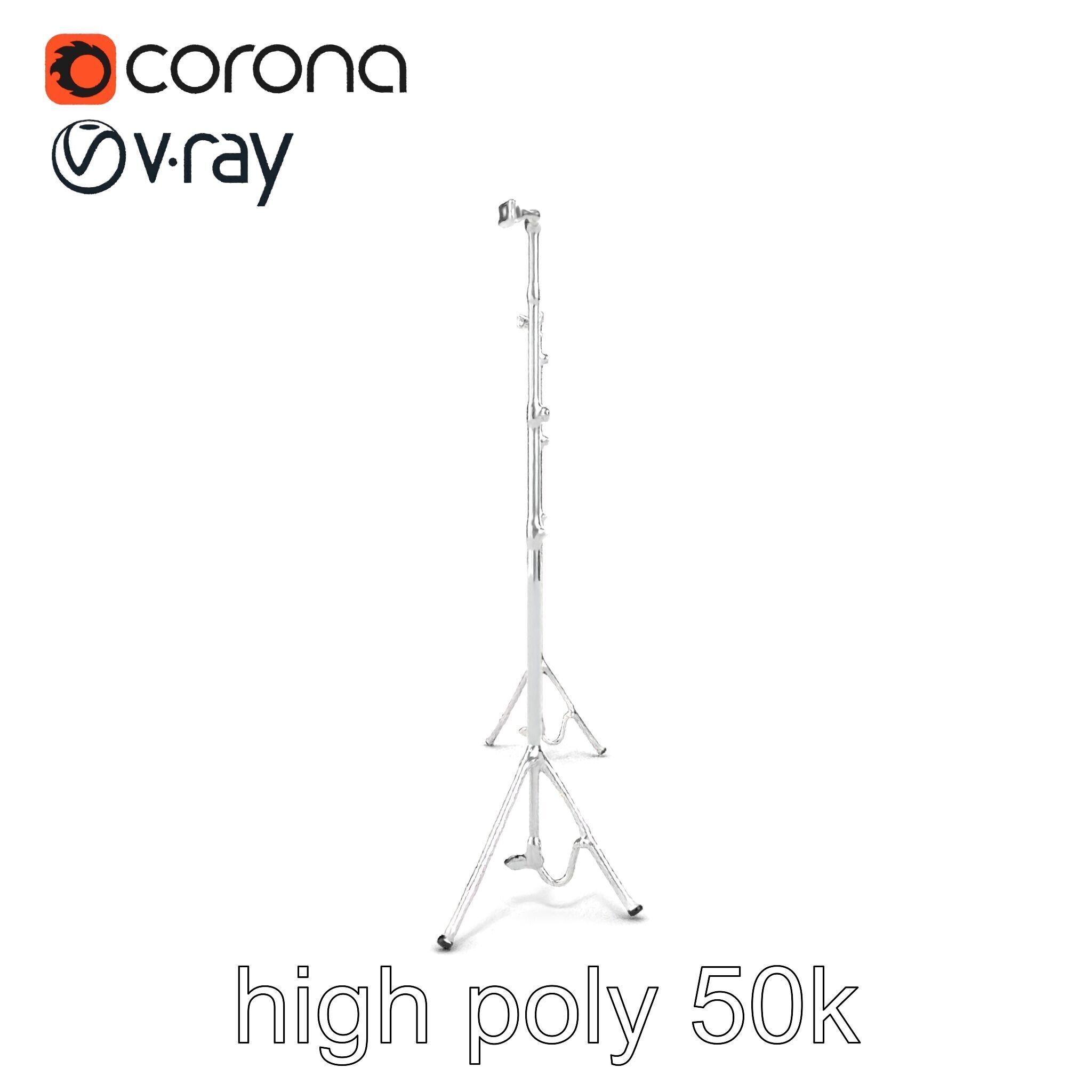 Modular Backdrop Frame System model pack Low-poly 3D model_19