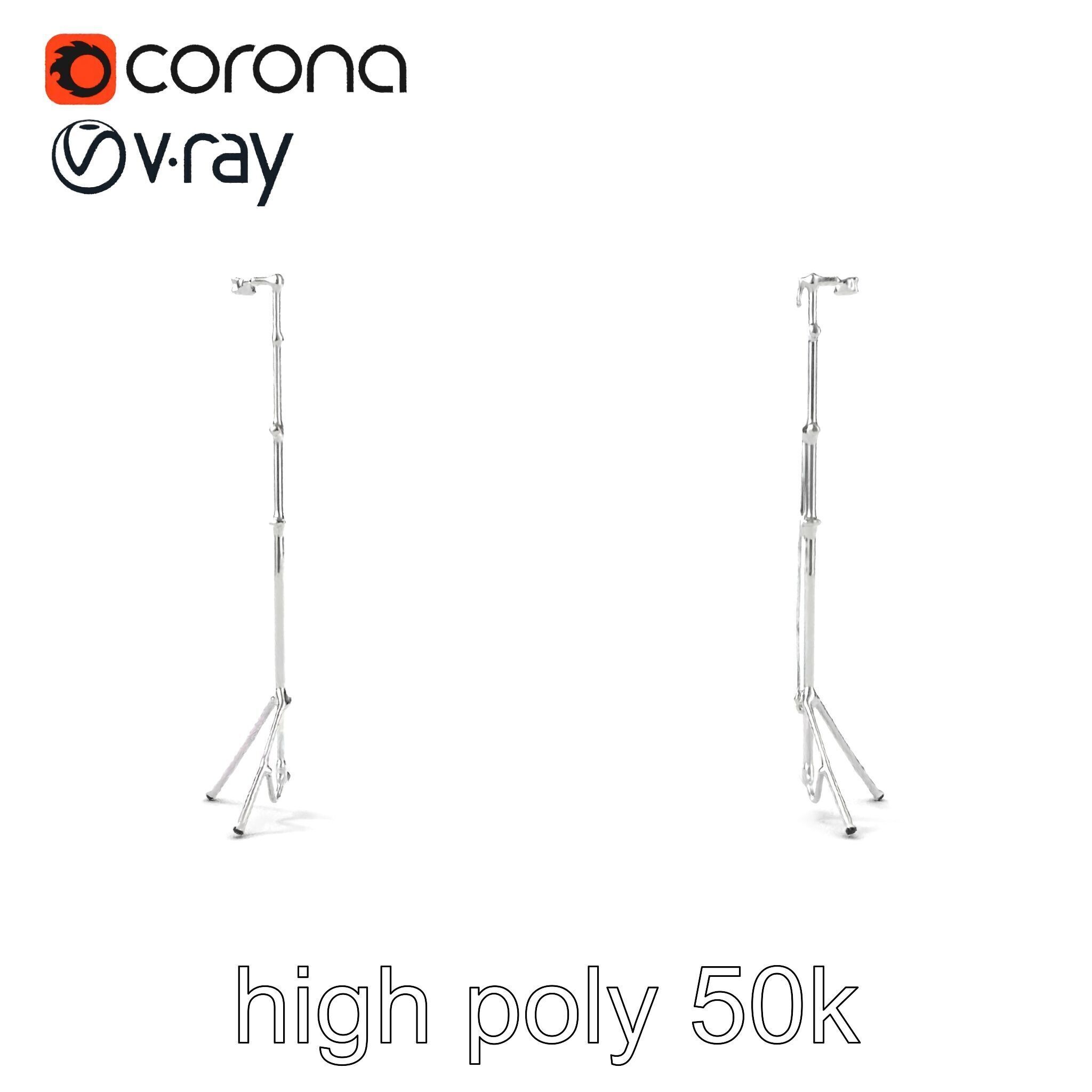 Modular Backdrop Frame System model pack Low-poly 3D model_22