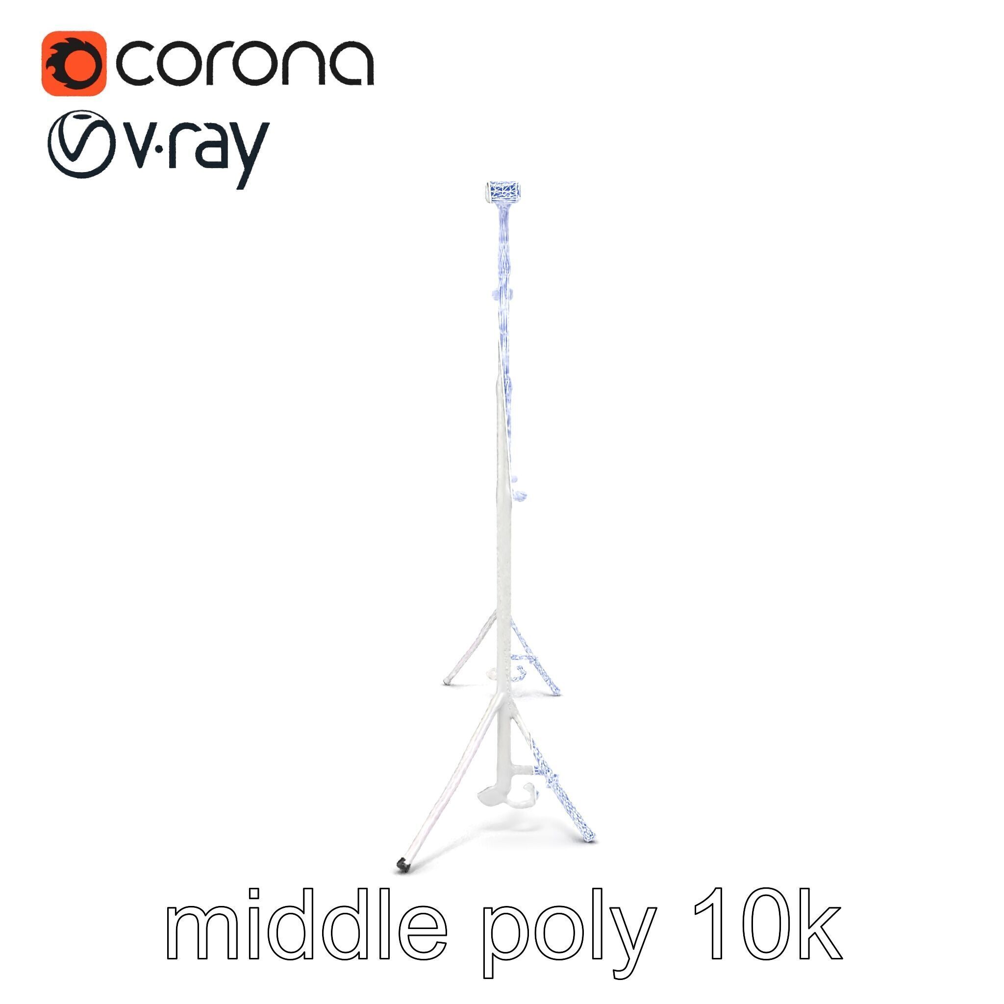 Modular Backdrop Frame System model pack Low-poly 3D model_20