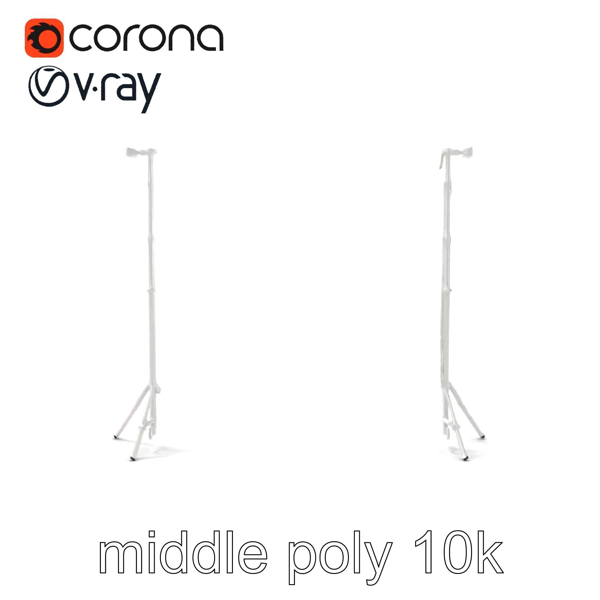 Modular Backdrop Frame System model pack Low-poly 3D model_17