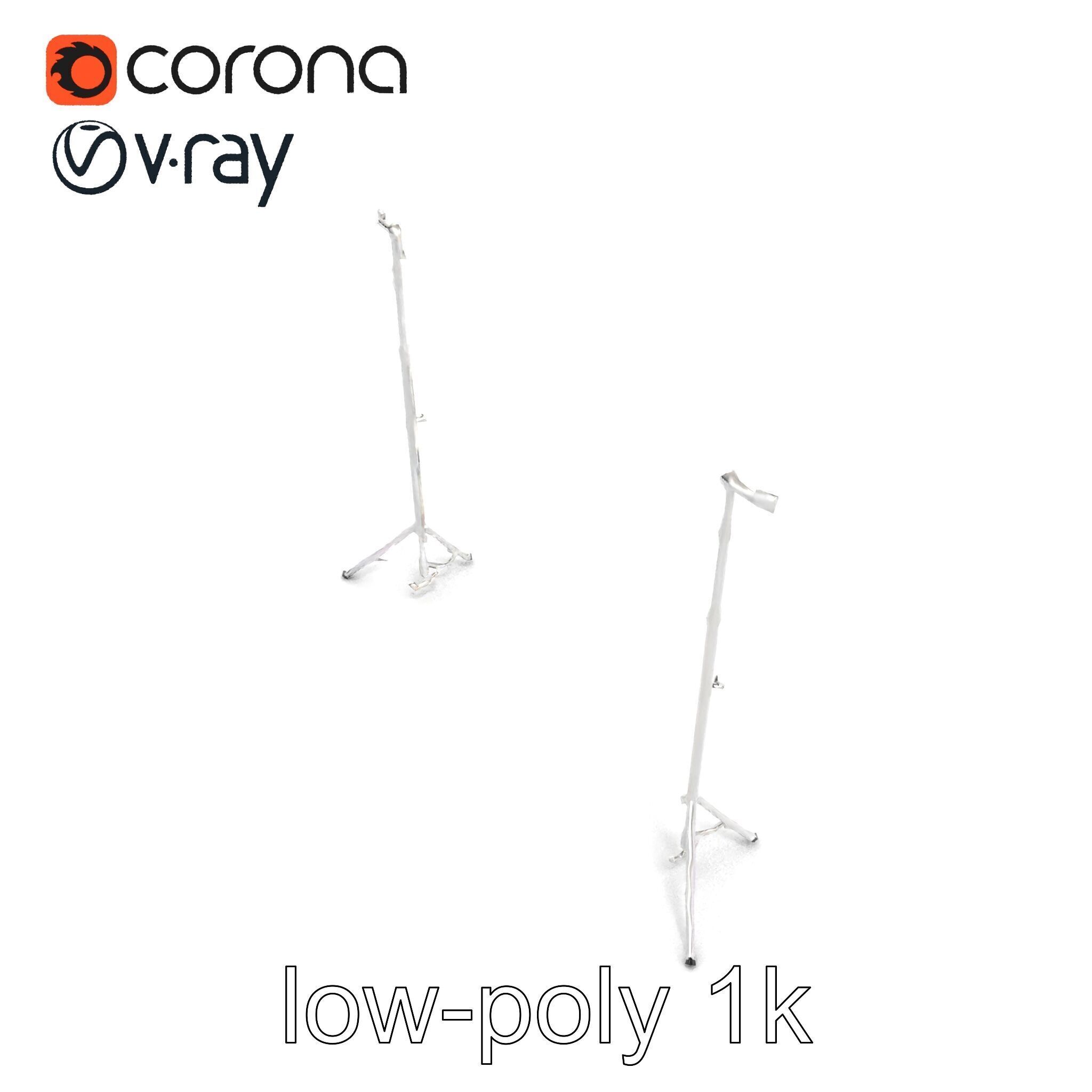 Modular Backdrop Frame System model pack Low-poly 3D model_24