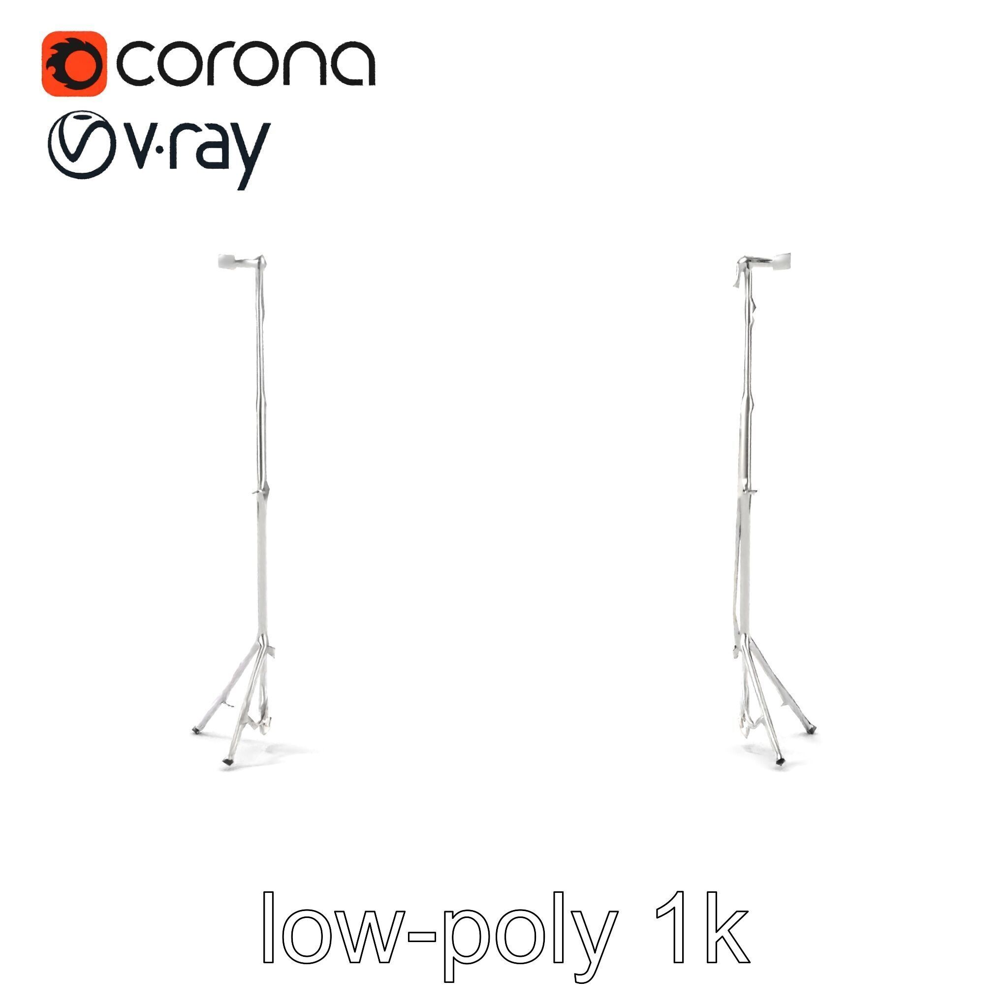 Modular Backdrop Frame System model pack Low-poly 3D model_15