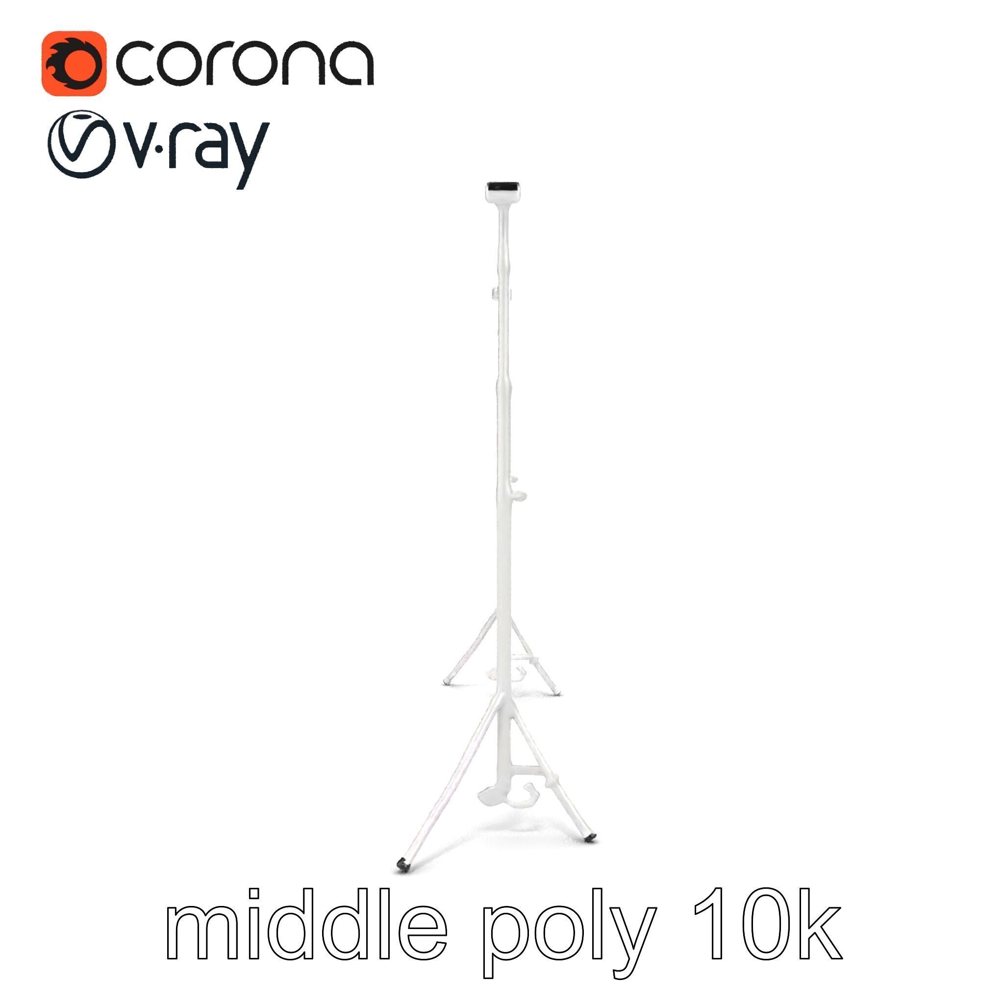 Modular Backdrop Frame System model pack Low-poly 3D model_26