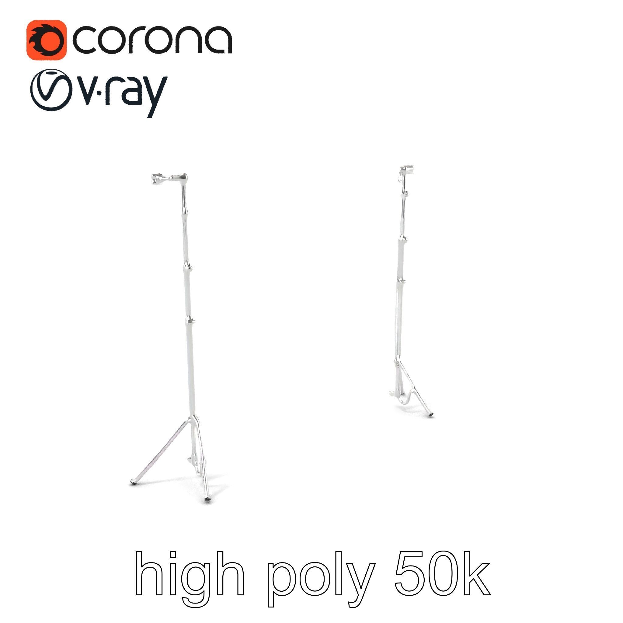 Modular Backdrop Frame System model pack Low-poly 3D model_2