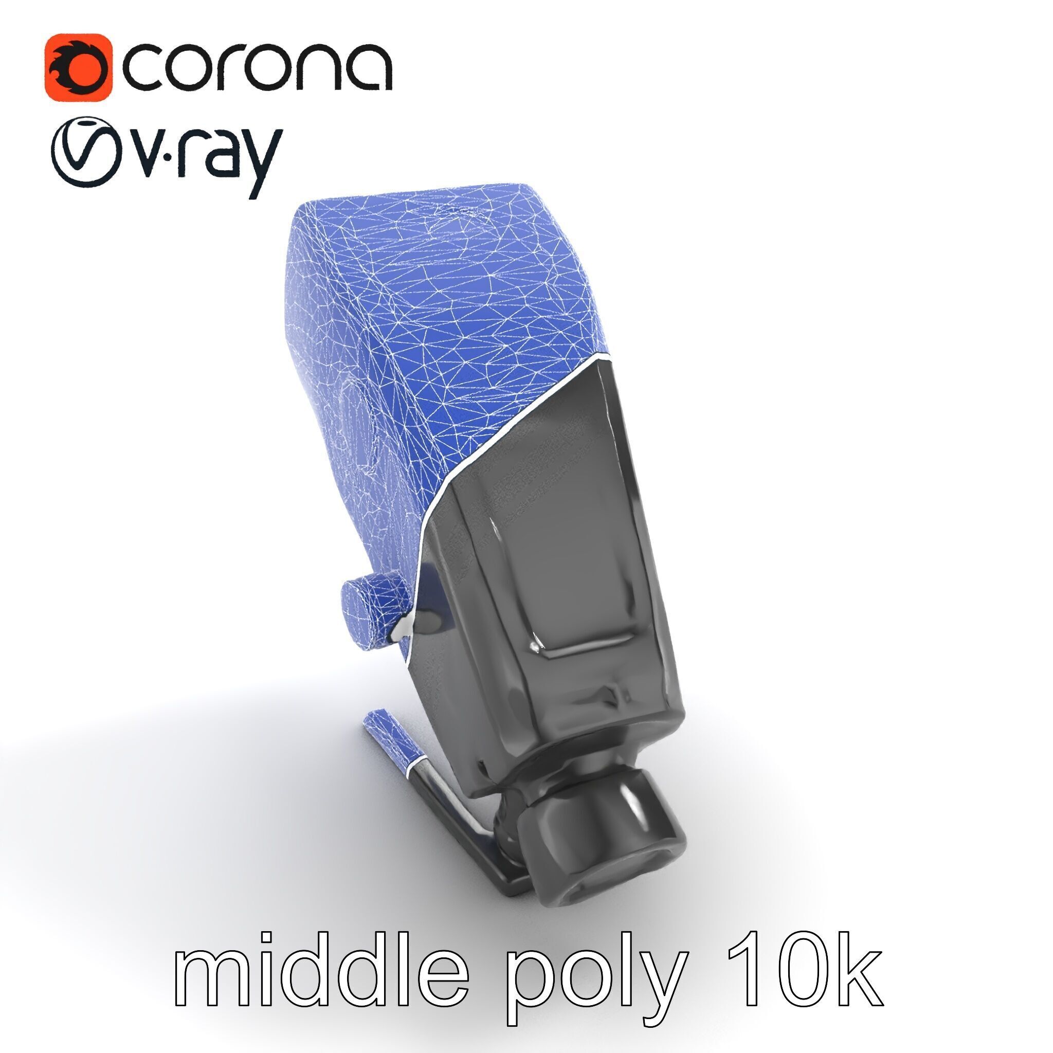 Wireless Flash Unit with Bounce Head model pack Low-poly 3D model_20