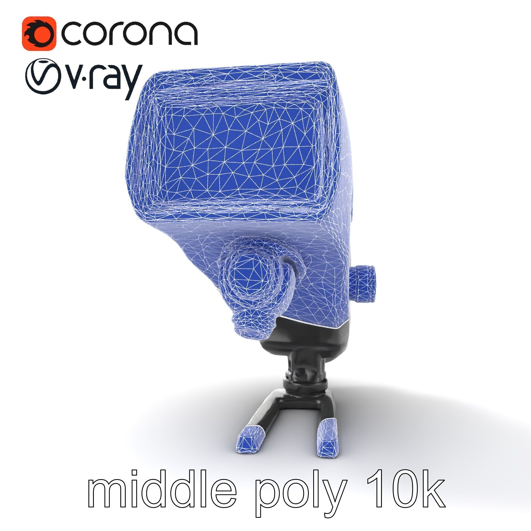 Wireless Flash Unit with Bounce Head model pack Low-poly 3D model_24