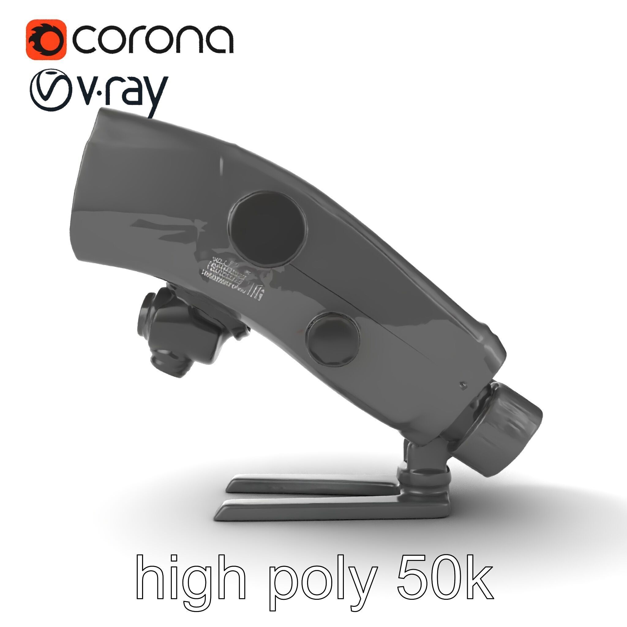 Wireless Flash Unit with Bounce Head model pack Low-poly 3D model_18
