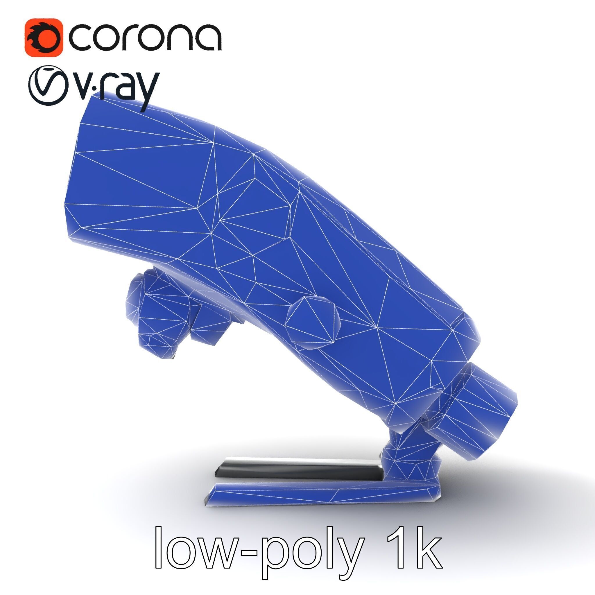 Wireless Flash Unit with Bounce Head model pack Low-poly 3D model_13