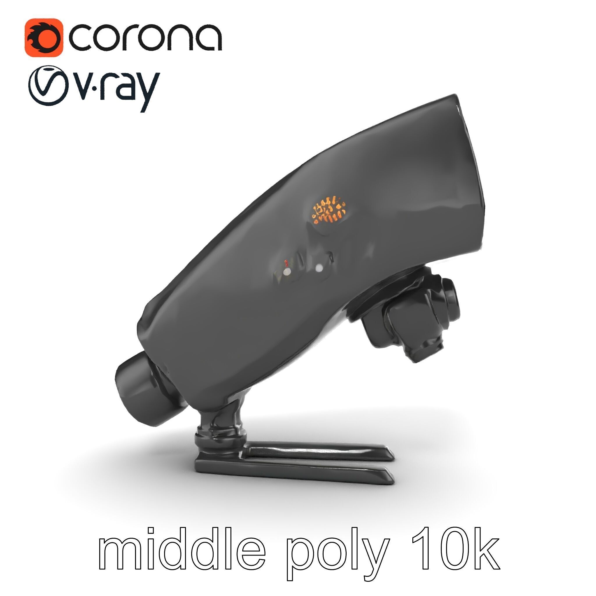 Wireless Flash Unit with Bounce Head model pack Low-poly 3D model_22