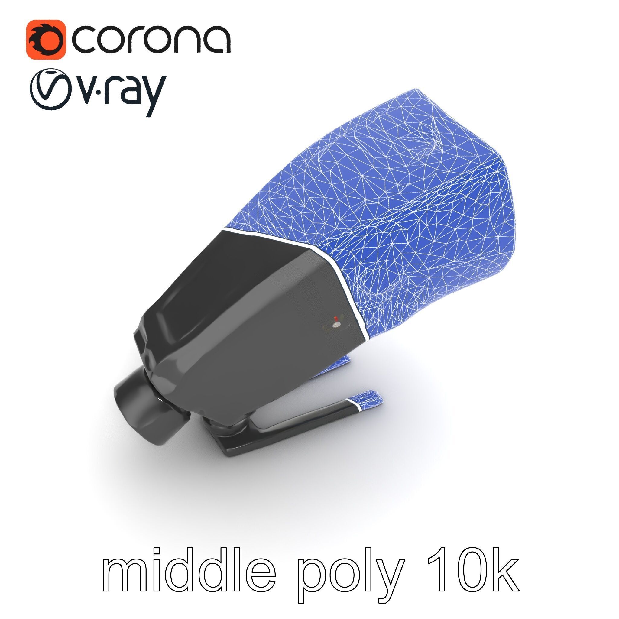 Wireless Flash Unit with Bounce Head model pack Low-poly 3D model_28