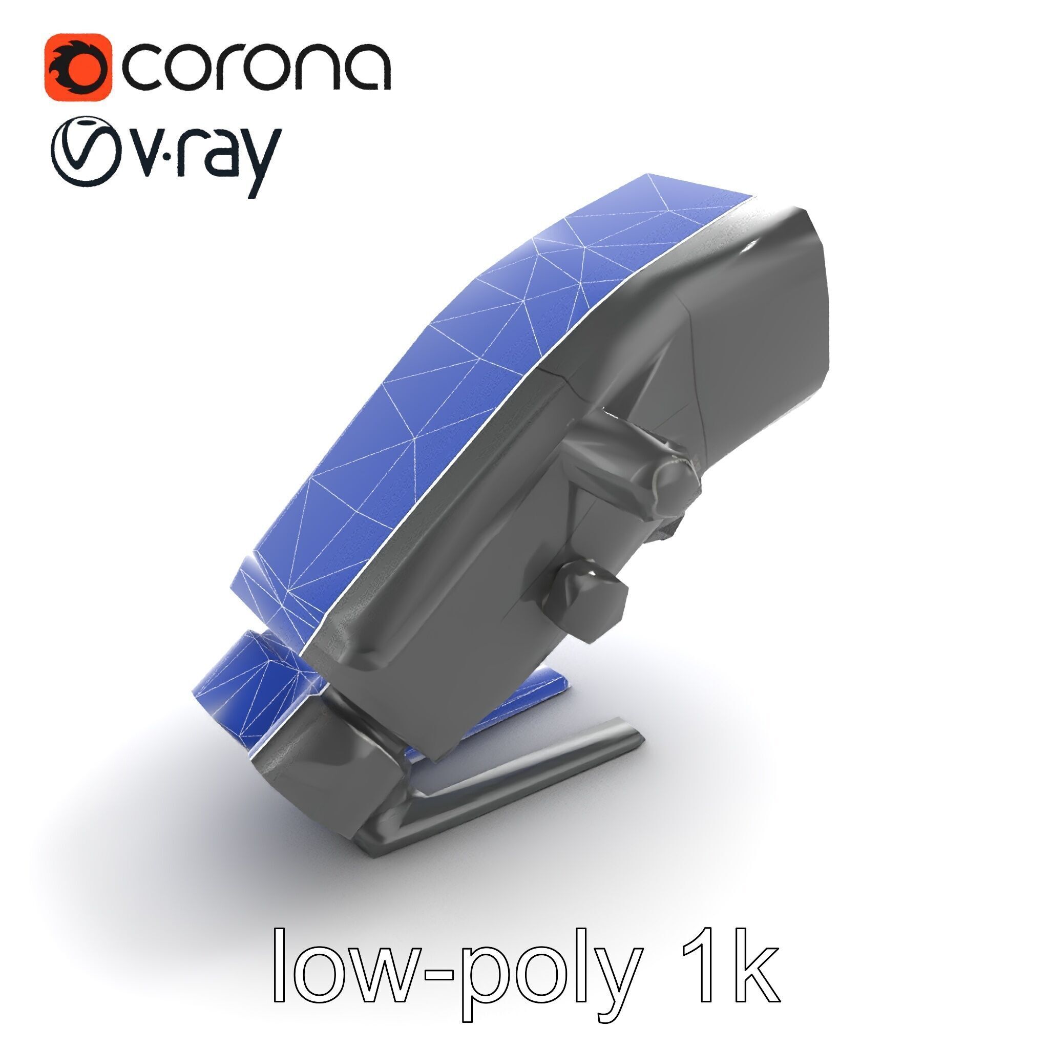 Wireless Flash Unit with Bounce Head model pack Low-poly 3D model_17