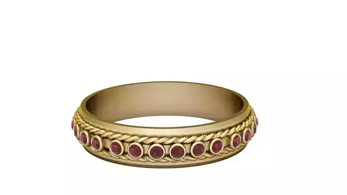 AMERICAN  RING 3D PRINTABLE MODEL 