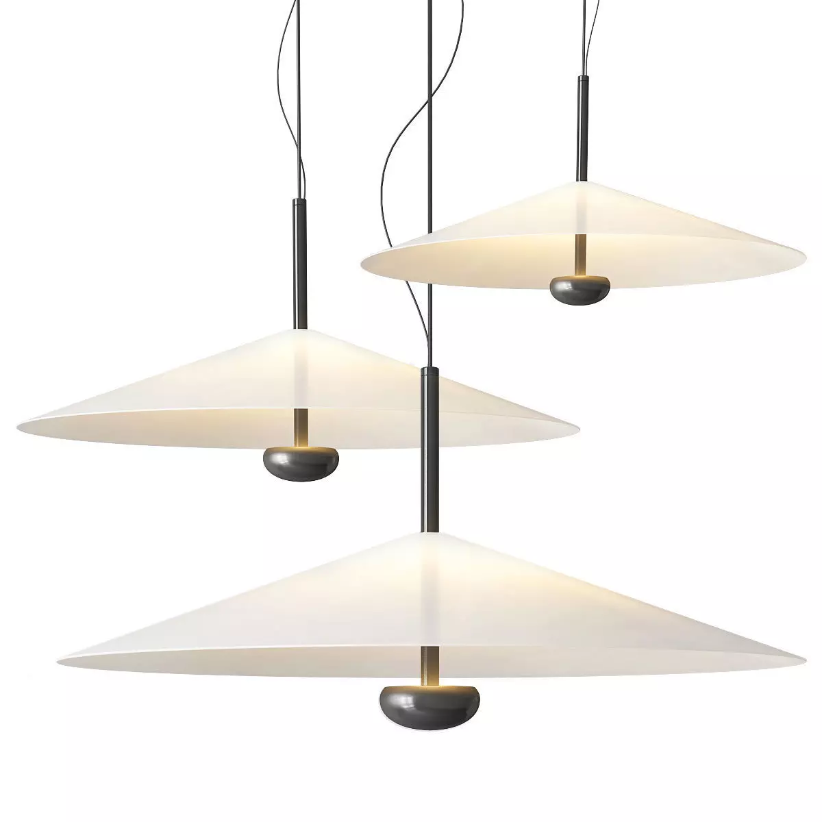 Ava Cone Pendant Light 3D model_0