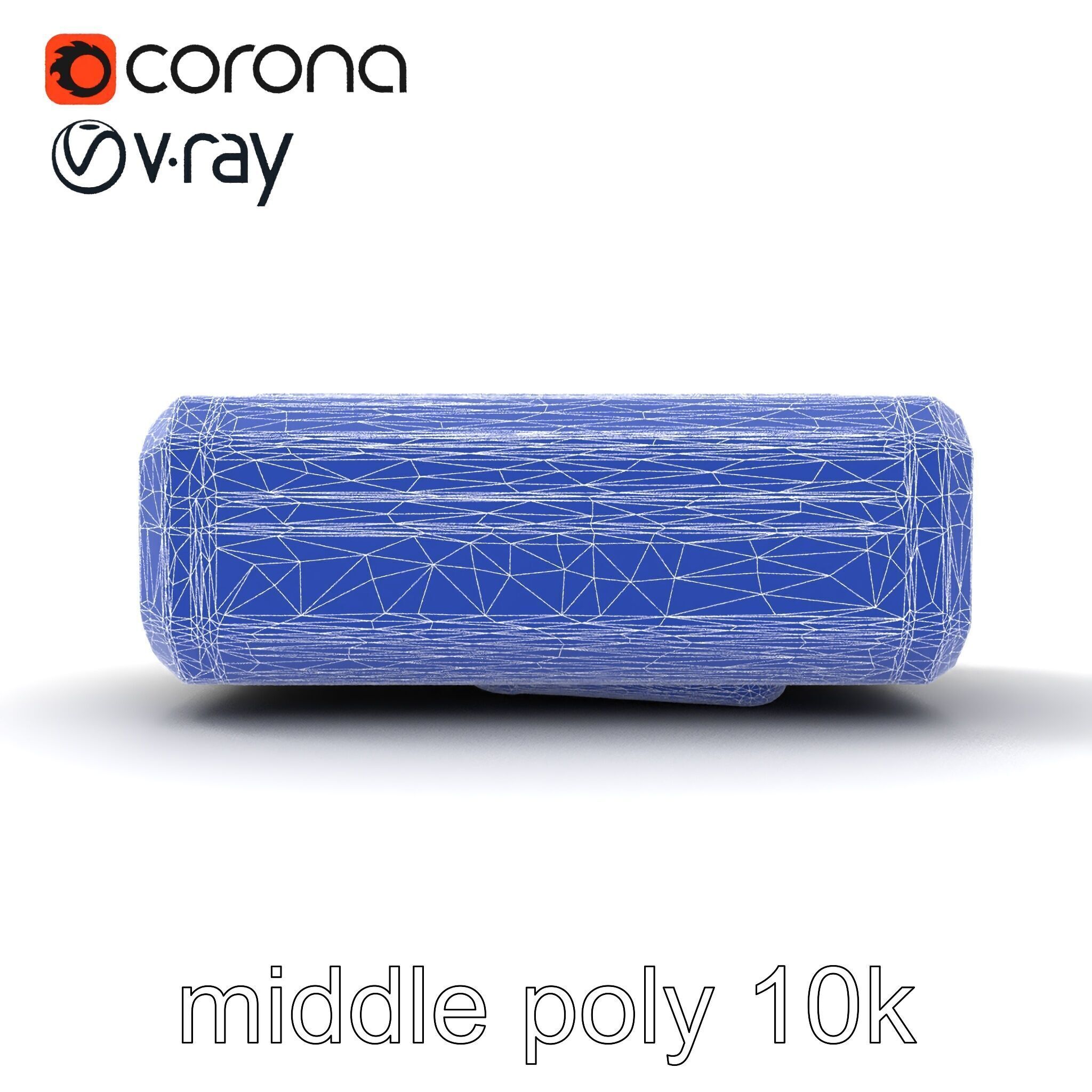 High-Capacity Steel Gray Battery Pack model pack Low-poly 3D model_31