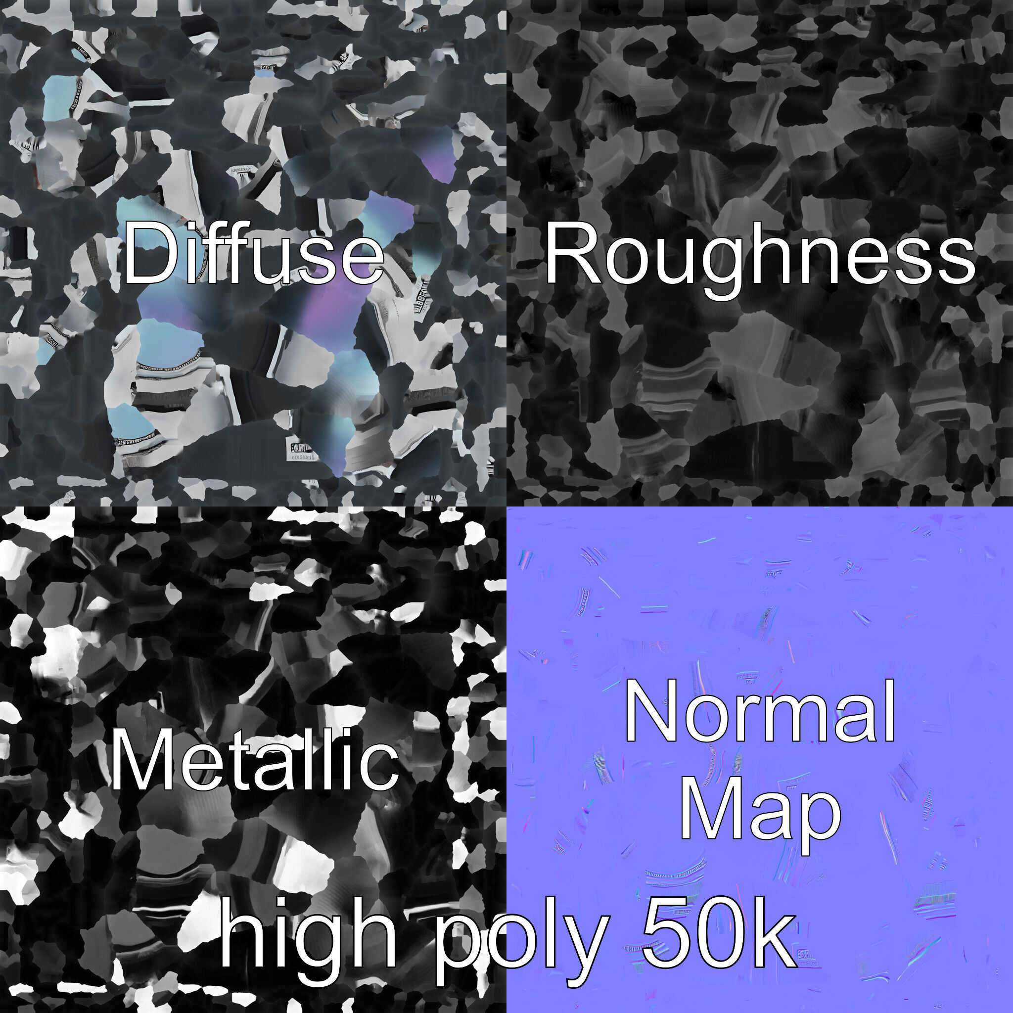 Interchangeable Lens Filter Compact Case Model Pack Low-poly 3D model_3