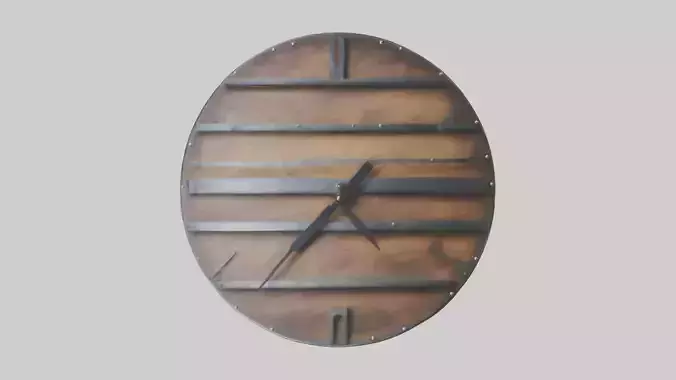 Industrial Chic Wall Clock model