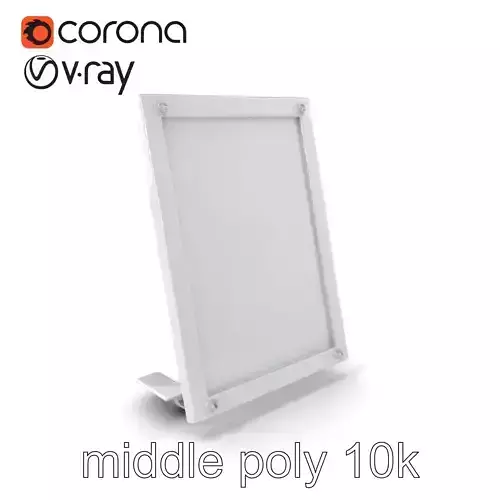 Magnetic Frame Photo Holder Model Pack Low-poly 3D model