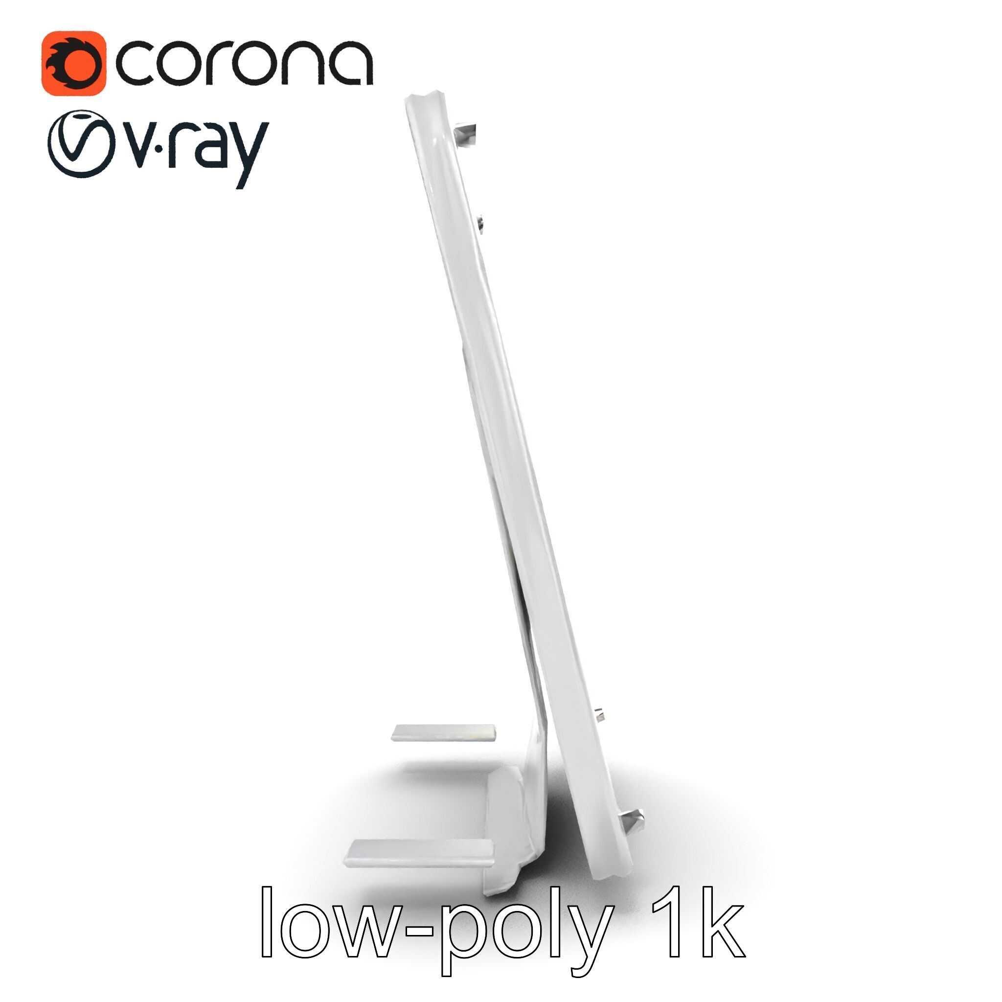 Magnetic Frame Photo Holder Model Pack Low-poly 3D model_15