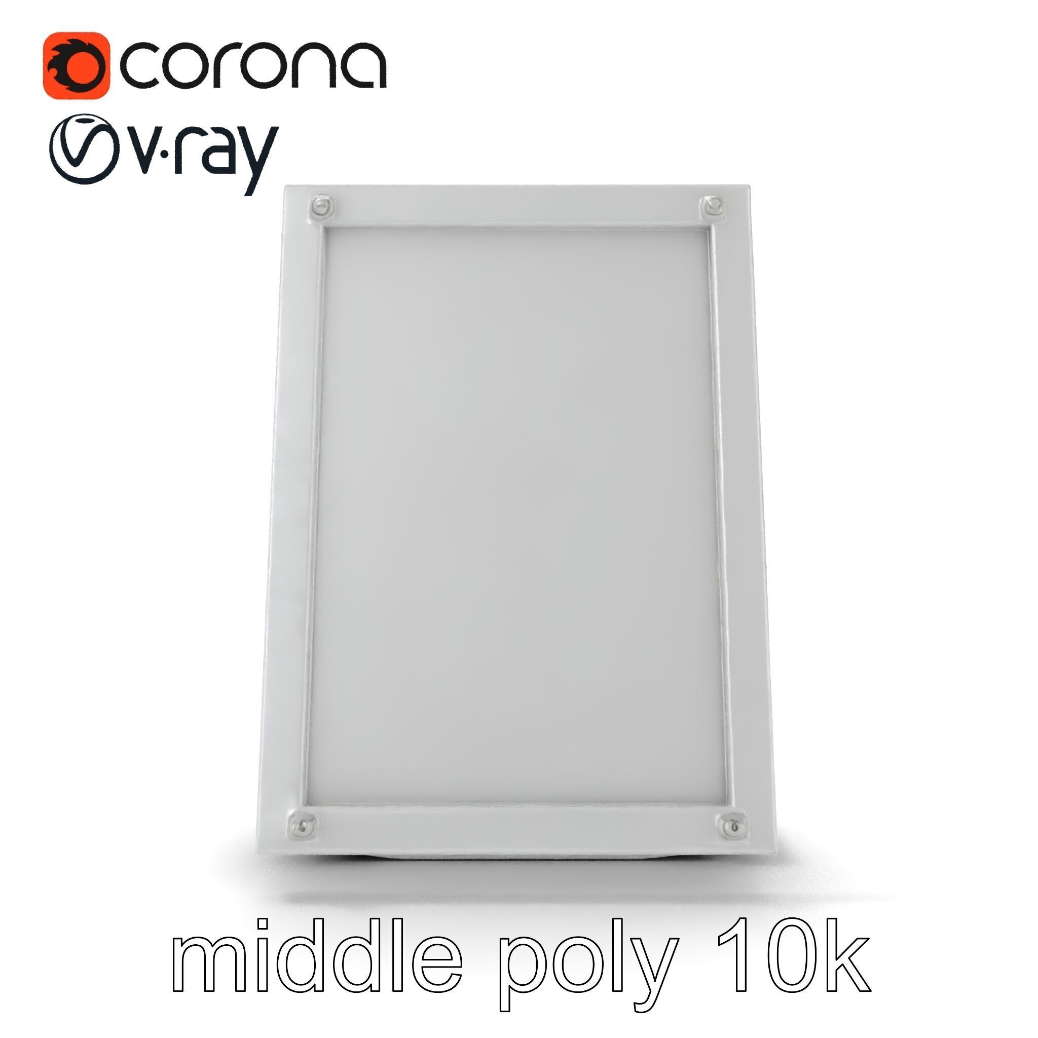 Magnetic Frame Photo Holder Model Pack Low-poly 3D model_22