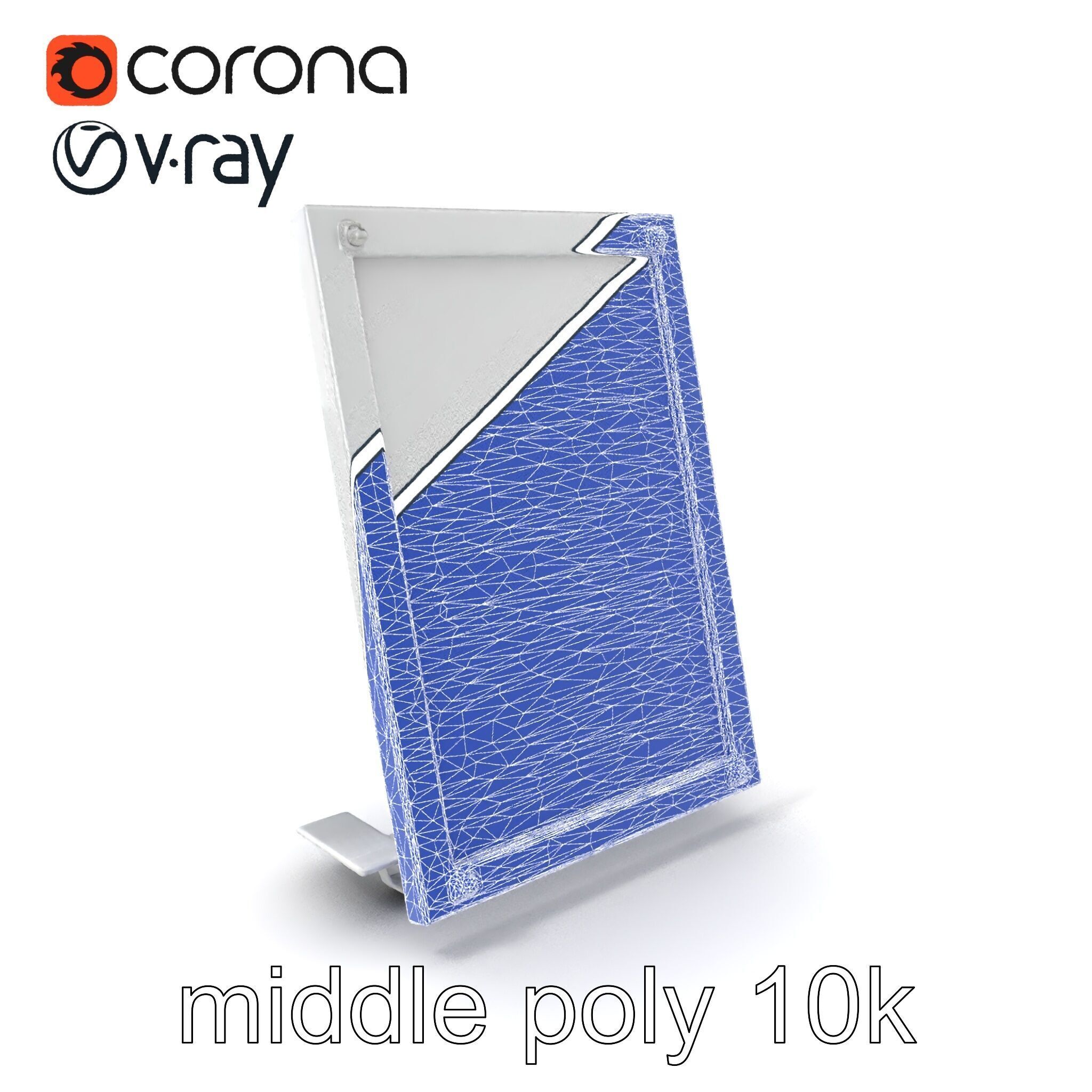 Magnetic Frame Photo Holder Model Pack Low-poly 3D model_5