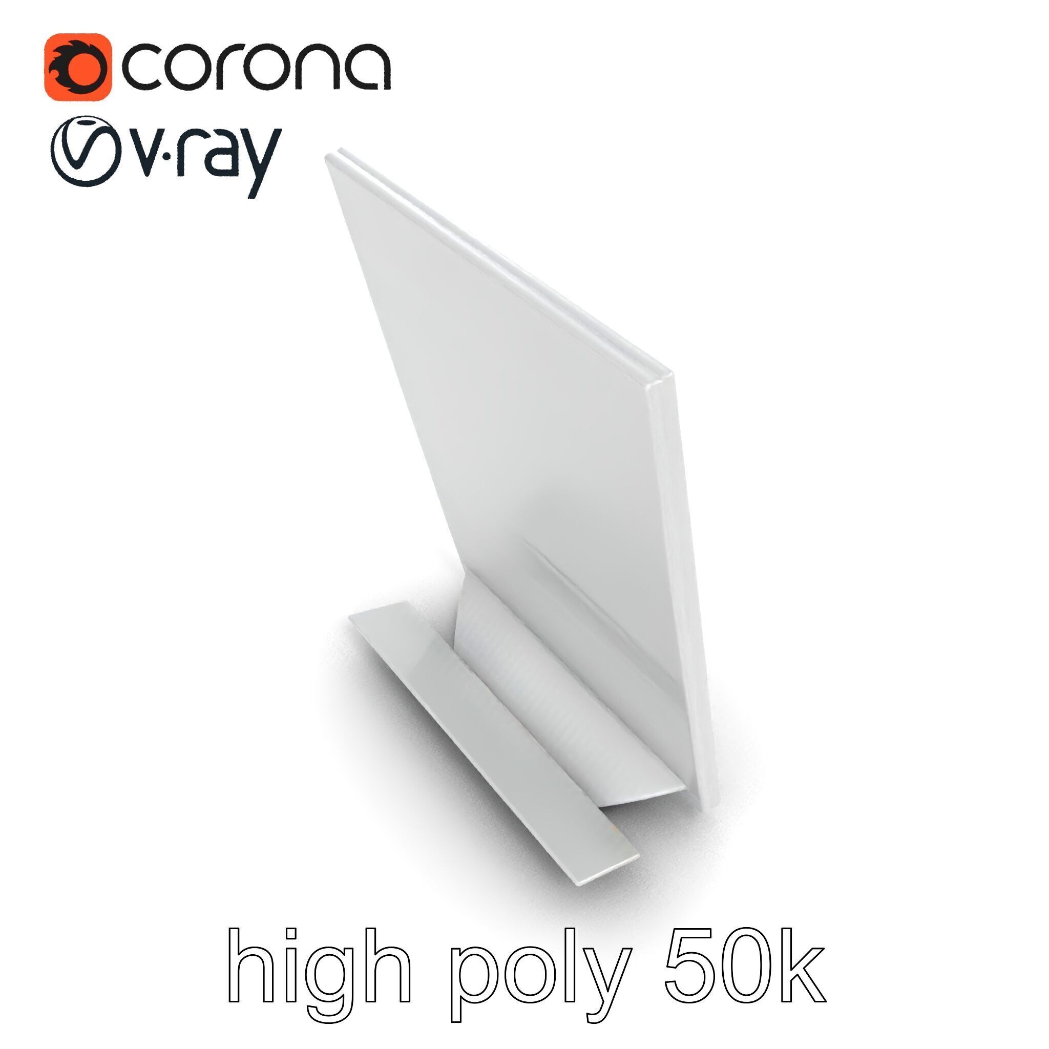 Magnetic Frame Photo Holder Model Pack Low-poly 3D model_17