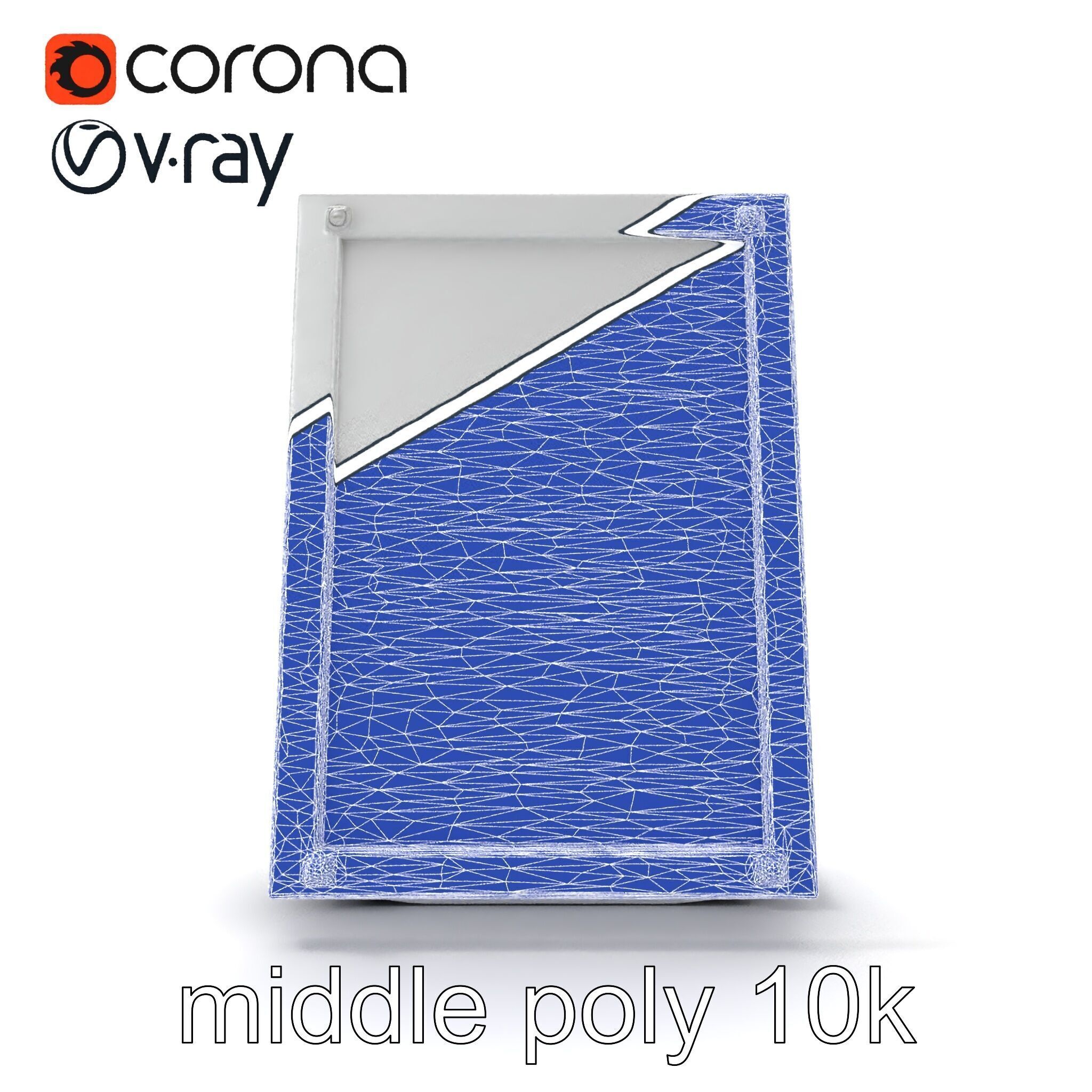 Magnetic Frame Photo Holder Model Pack Low-poly 3D model_28