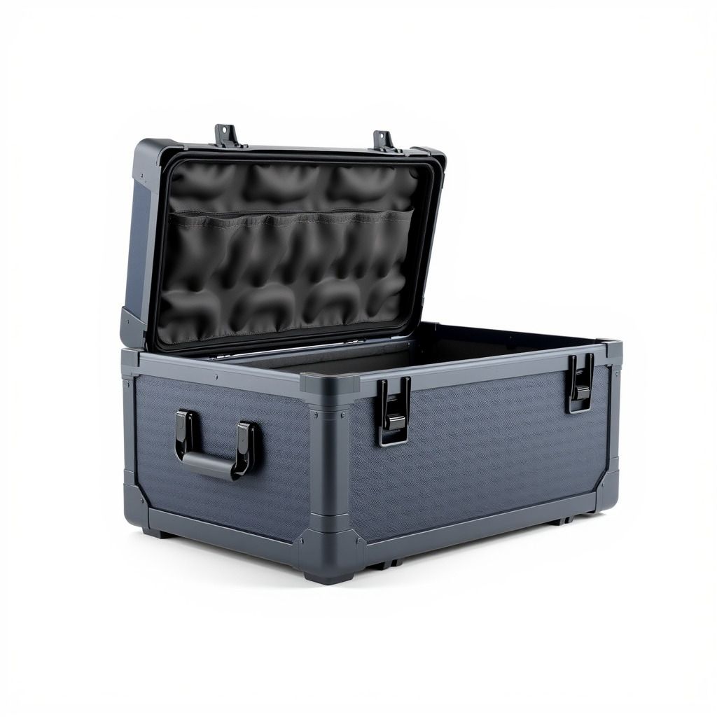 Compact Storage Trunk Model Pack with Customizable Compartments Low-poly 3D model_3