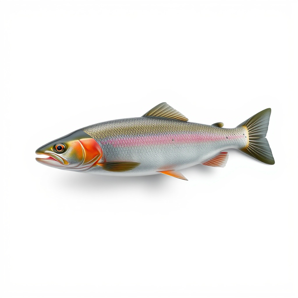 Dynamic Trout Fish Nature Realism model pack Low-poly 3D model_4