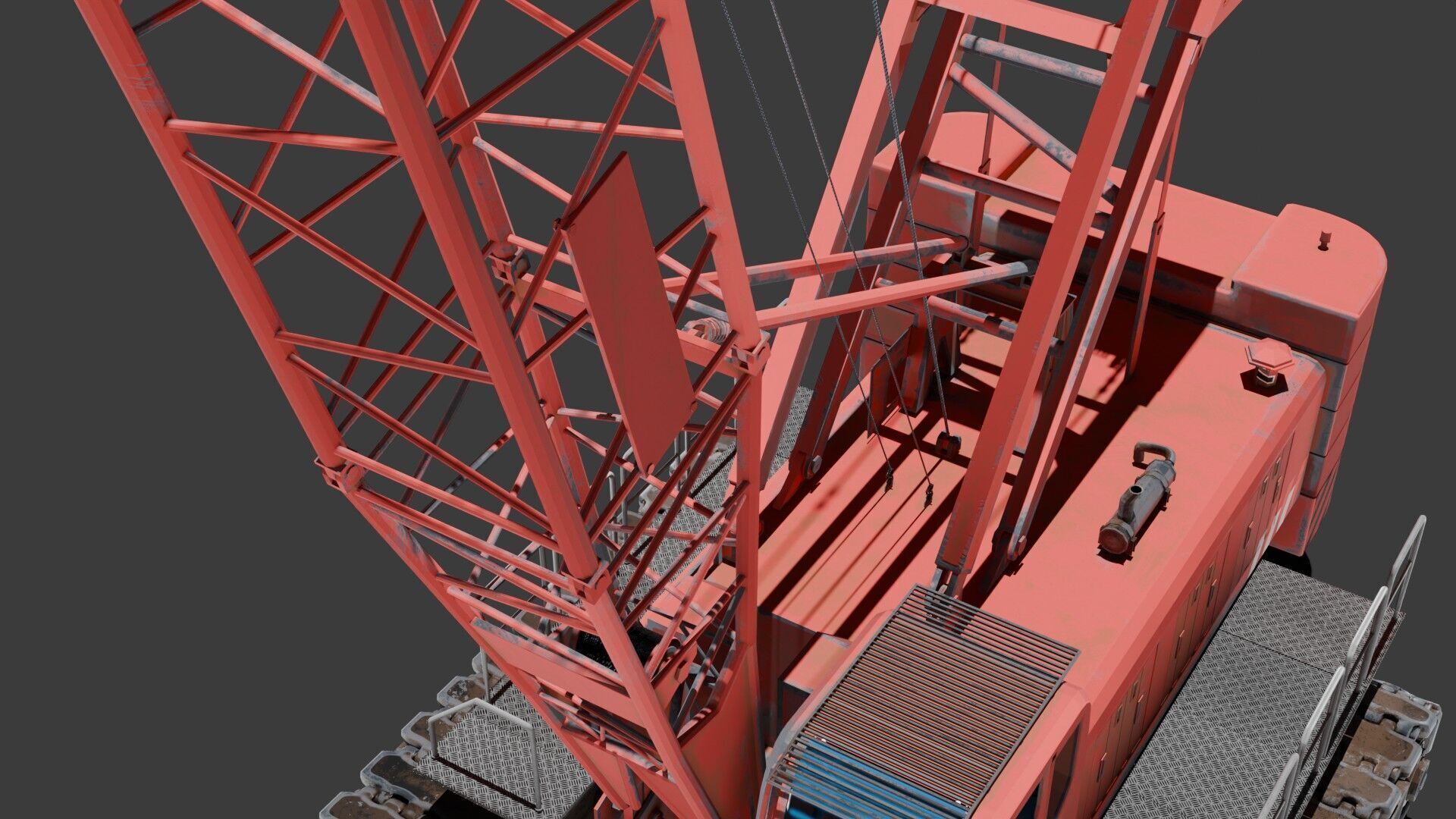 Crawler Crane  3D model_13