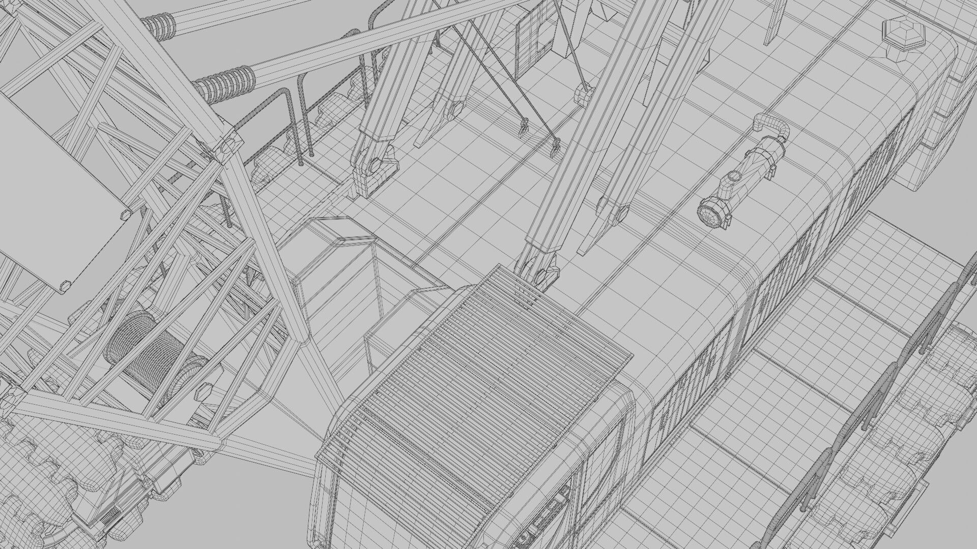 Crawler Crane  3D model_18