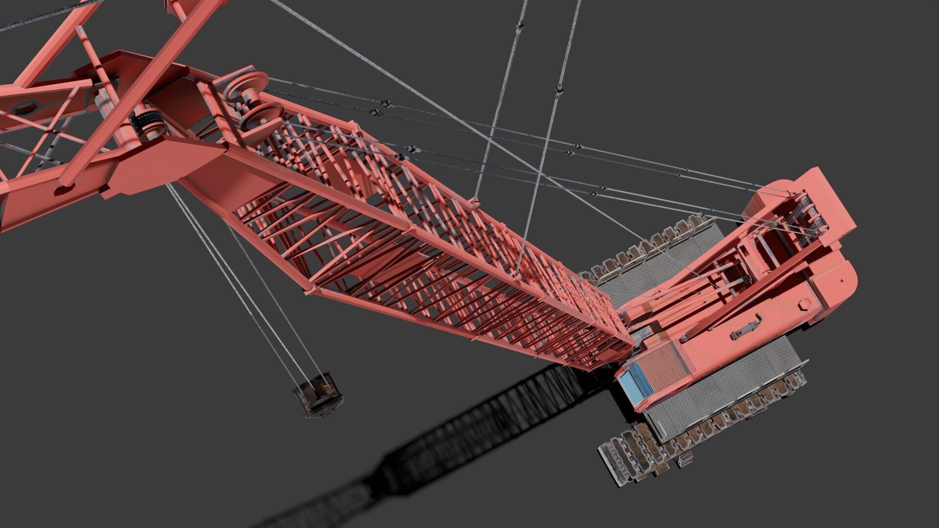 Crawler Crane  3D model_9