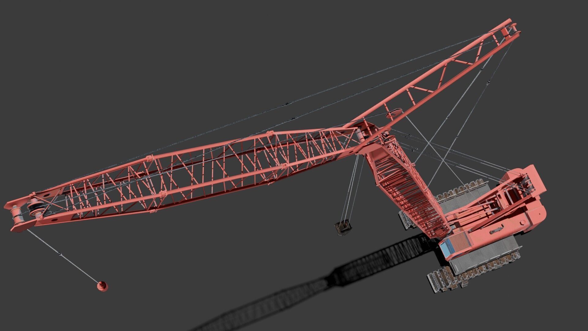 Crawler Crane  3D model_15