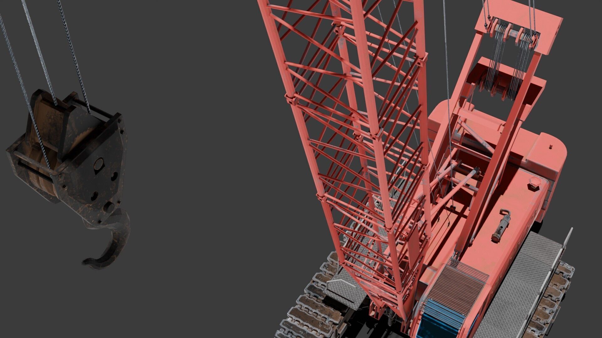 Crawler Crane  3D model_14