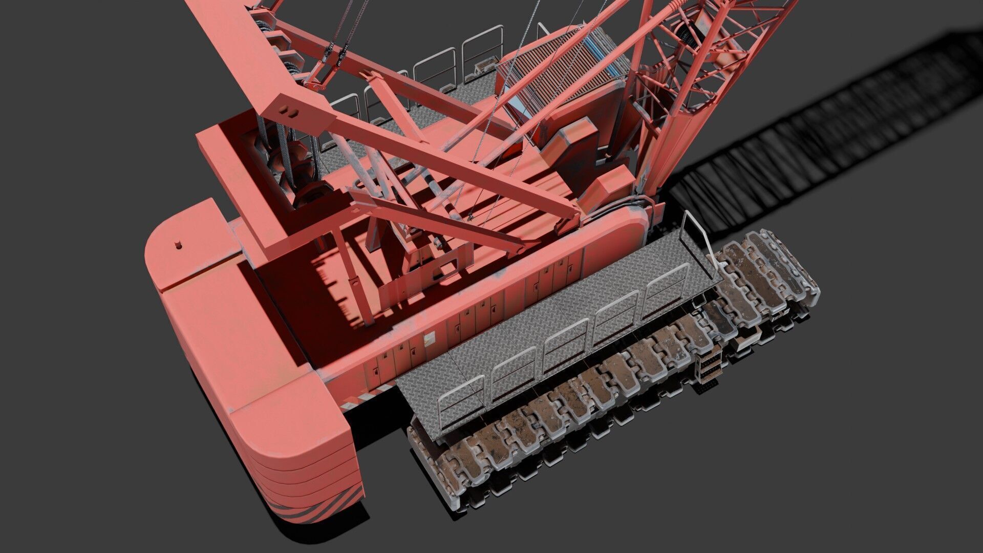 Crawler Crane  3D model_6