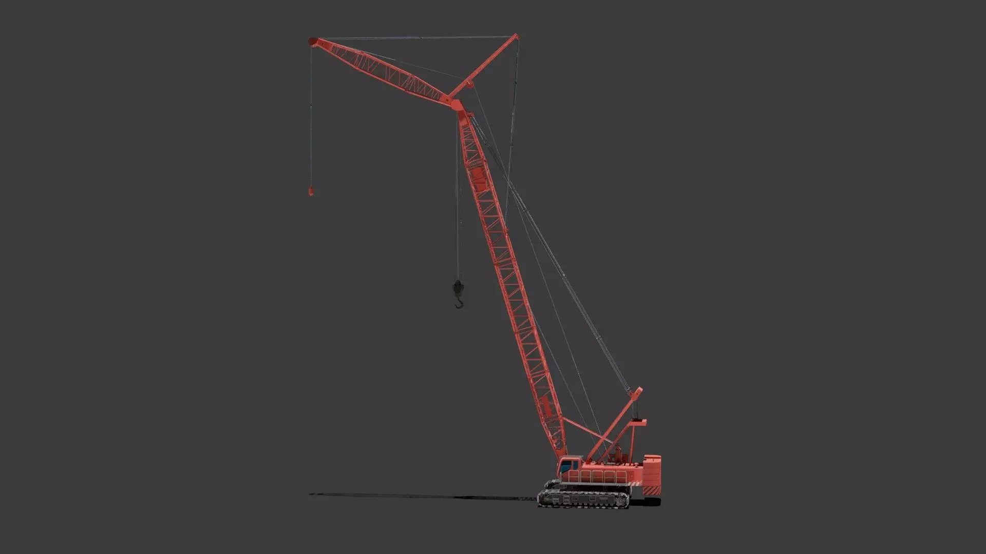 Crawler Crane  3D model_0