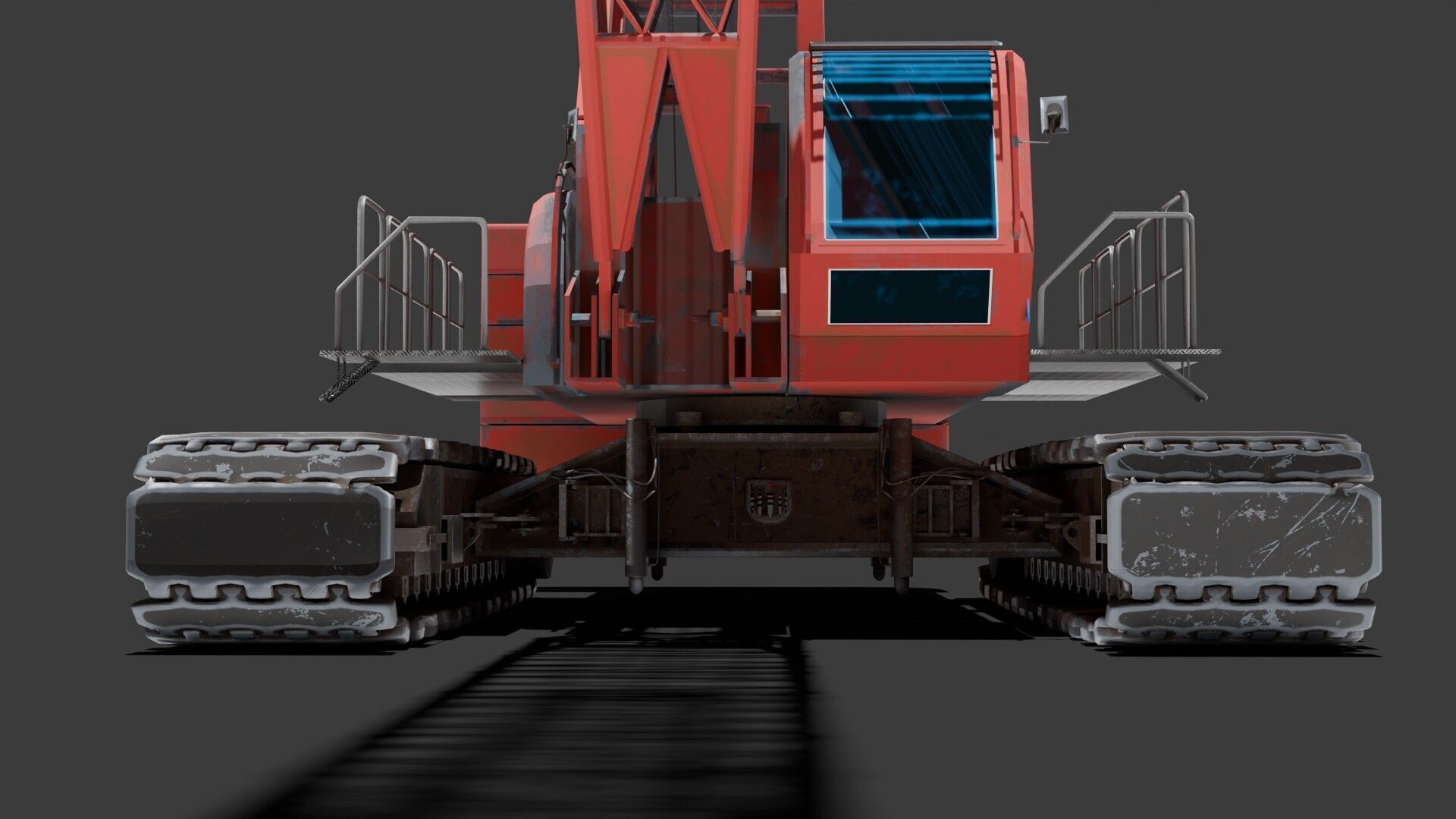 Crawler Crane  3D model_11