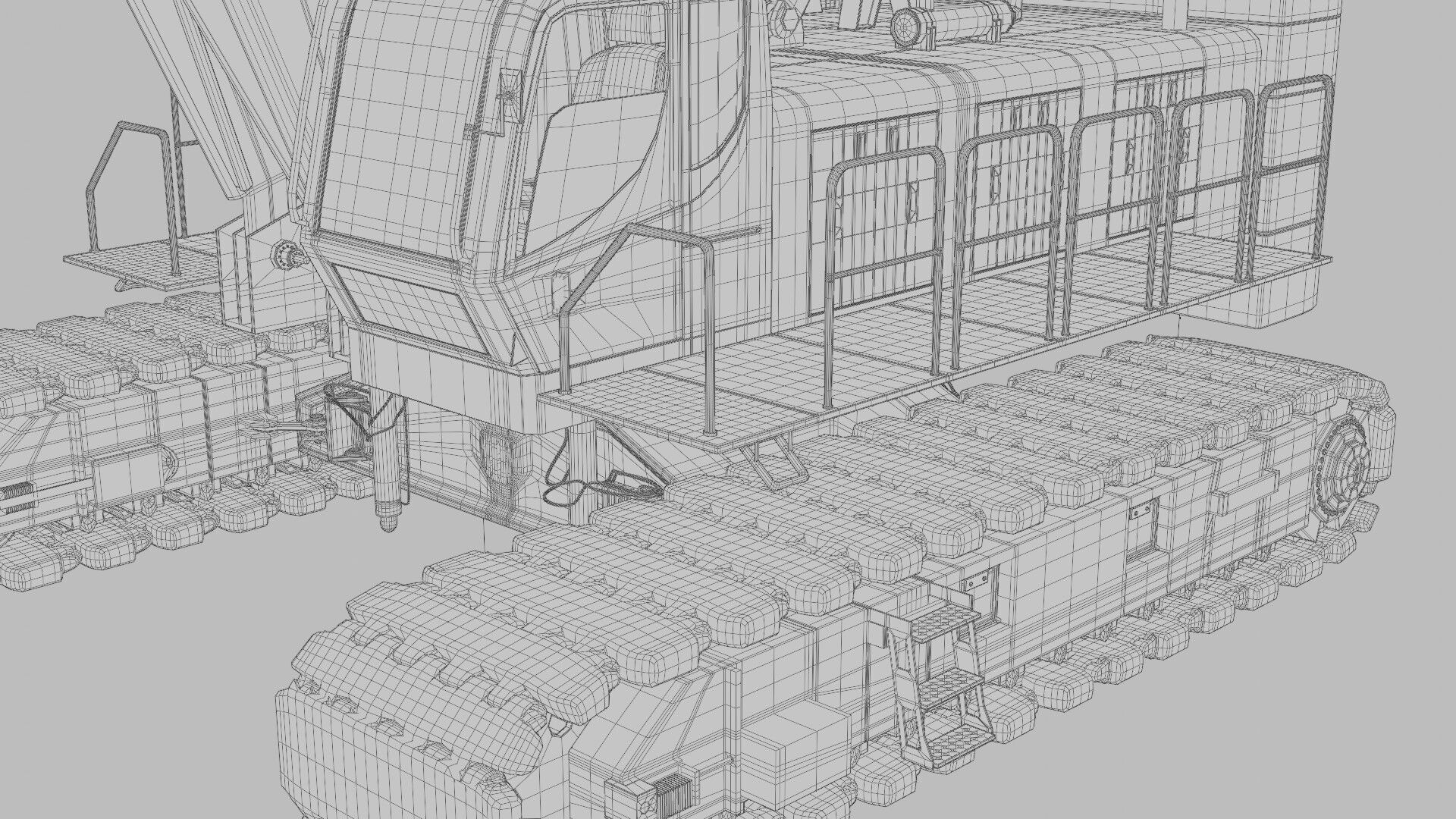 Crawler Crane  3D model_17