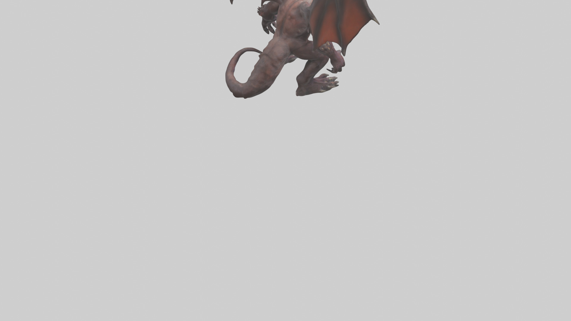 Infernal Beast Model Low-poly 3D model_6