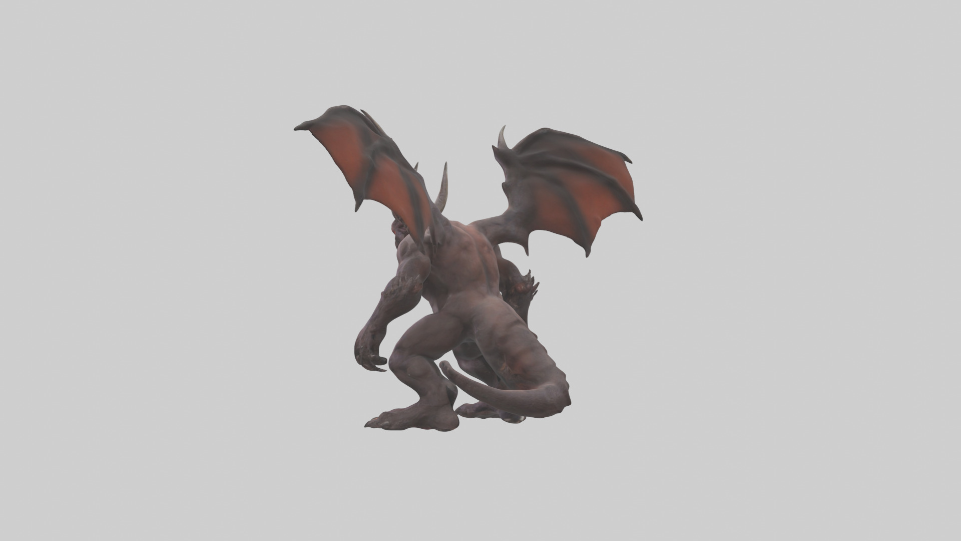Infernal Beast Model Low-poly 3D model_3